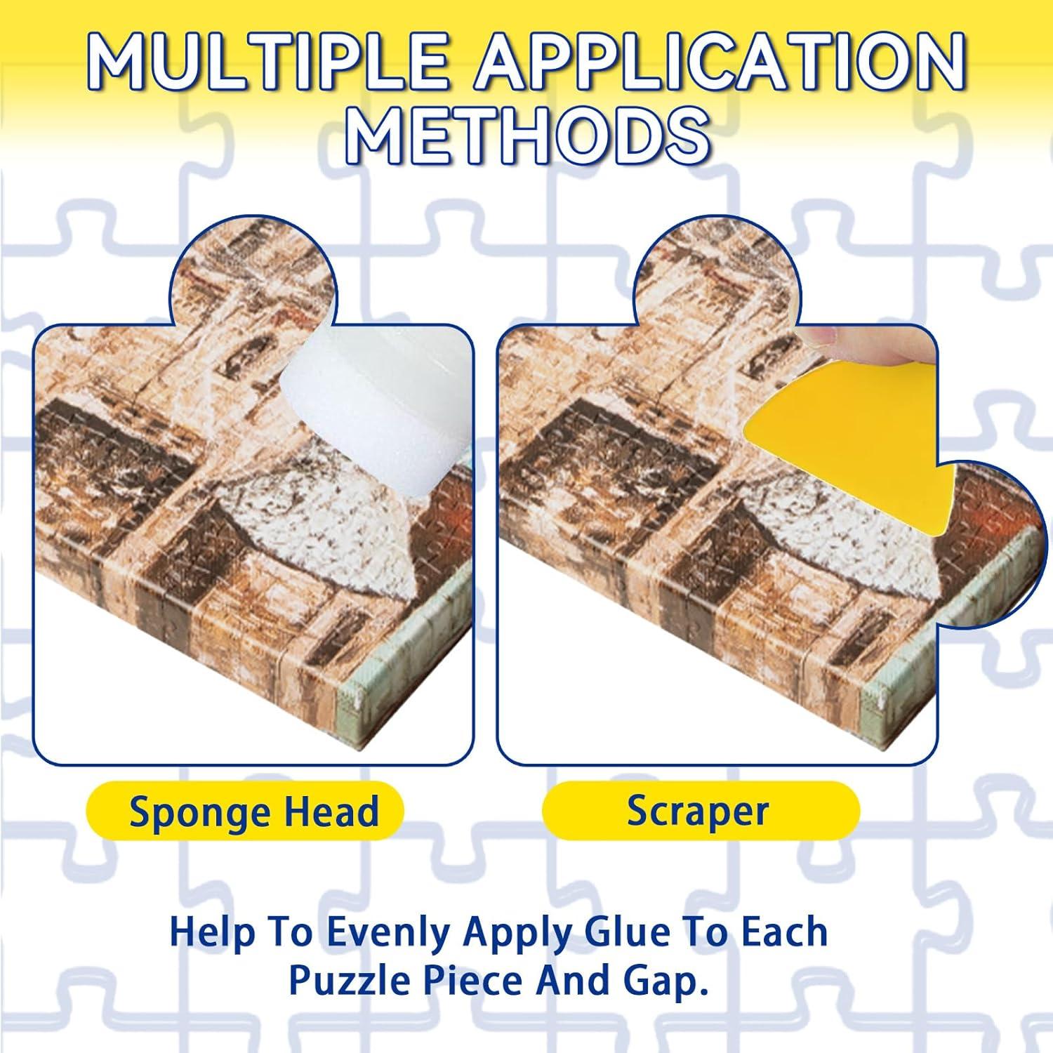 Pegamento para Rompecabezas AstraVox 120ml x2, Secado Rápido