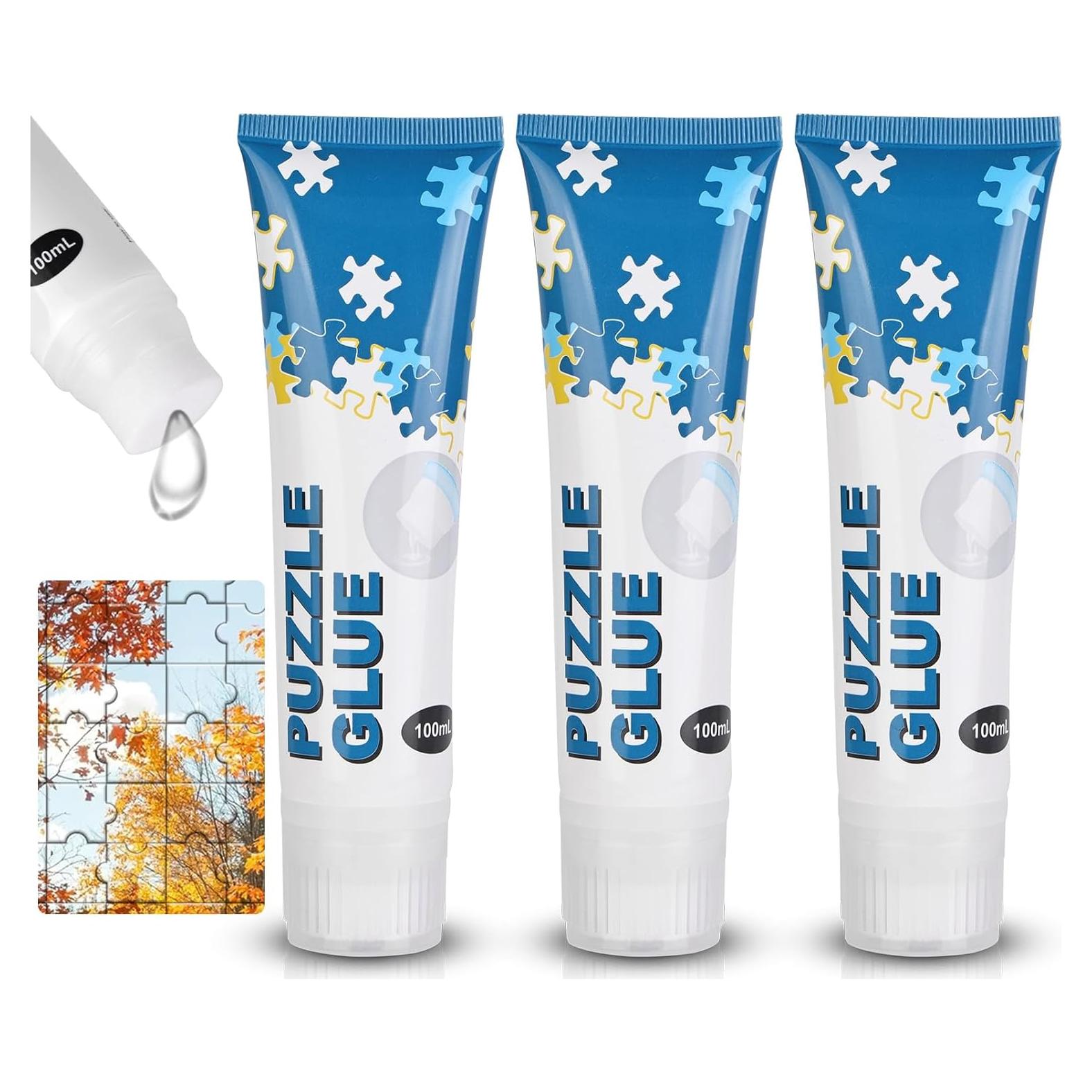 Pegamento para Rompecabezas Ainiv 3x100ml PVA Transparente