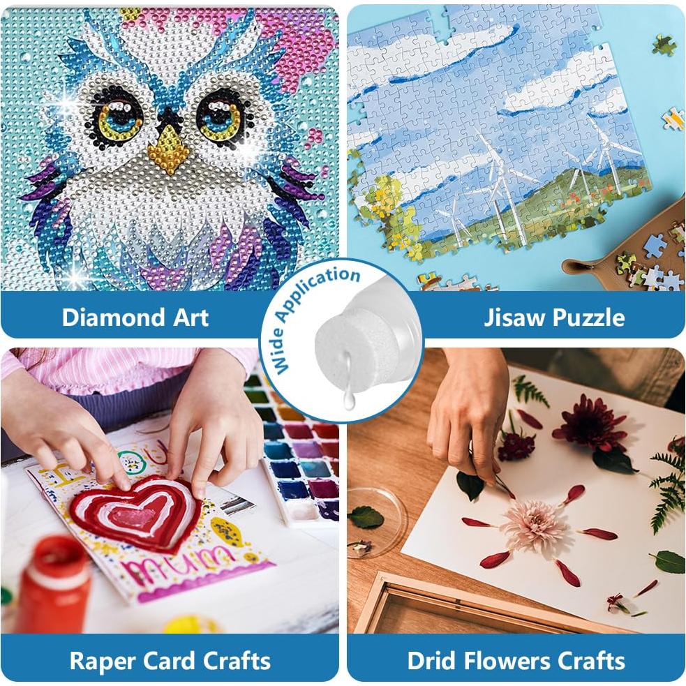 Pegamento para Rompecabezas Ainiv 3x100ml PVA Transparente