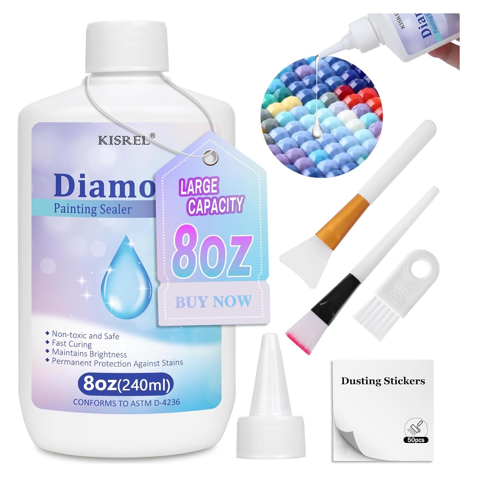 KISREL Sellador de Pintura de Diamante 240ml 5D Adhesivo