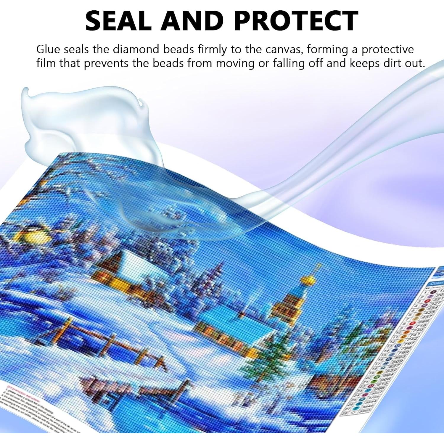 KISREL Sellador de Pintura de Diamante 240ml 5D Adhesivo