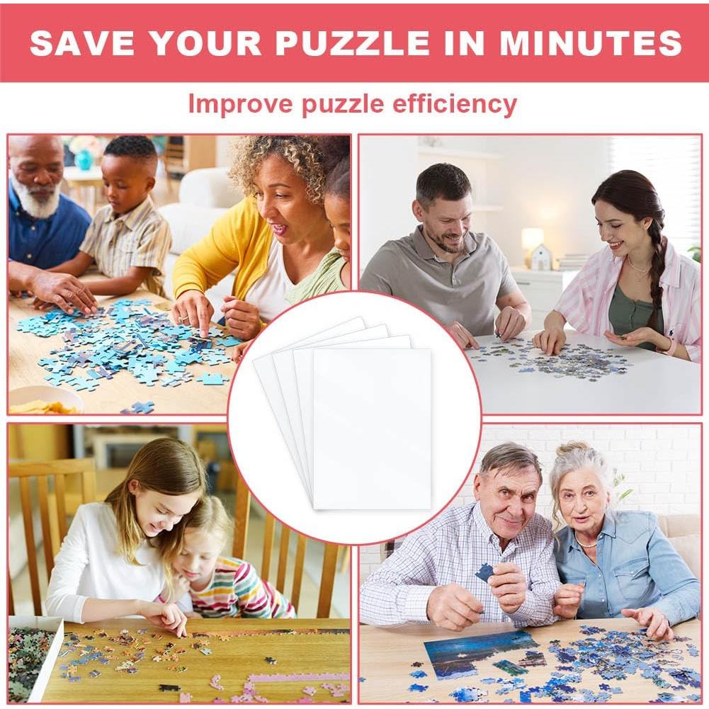 Hojas de Pegamento para Rompecabezas Ainiv 32PCS Transparentes