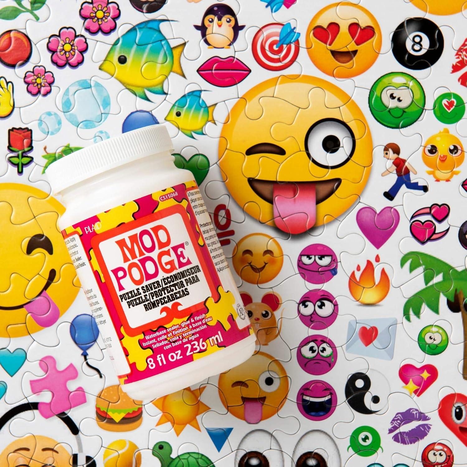 Mod Podge Puzzle Saver 236.6 ml + Pincel Aplicador 5.72 cm