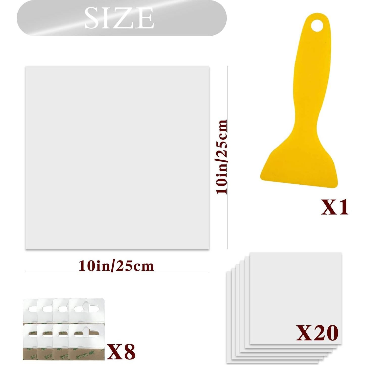 Conservadora de Rompecabezas SietDESEO 20 Hojas Adhesivas 25x25cm