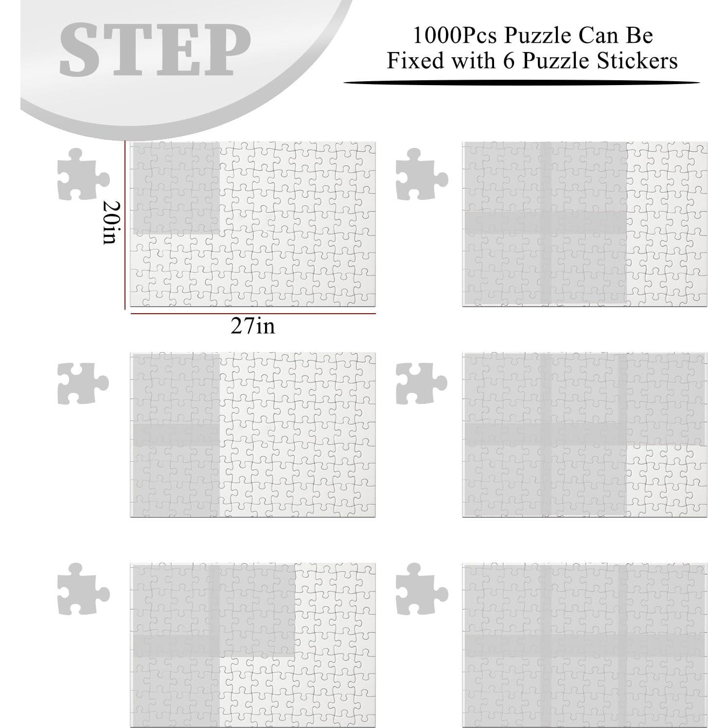 Conservadora de Rompecabezas SietDESEO 20 Hojas Adhesivas 25x25cm