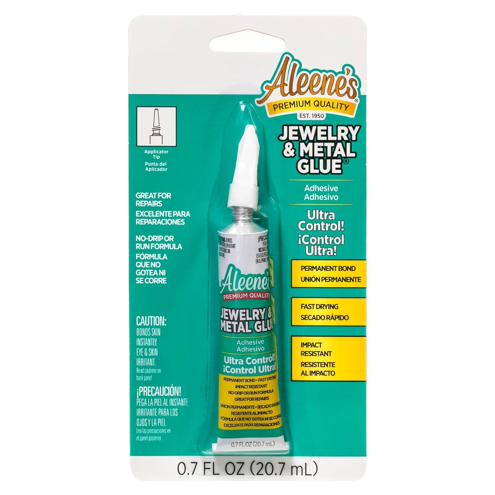 Pegamento para Joyería y Metal Aleene's 21709, 20 g - Adhesivo Impermeable