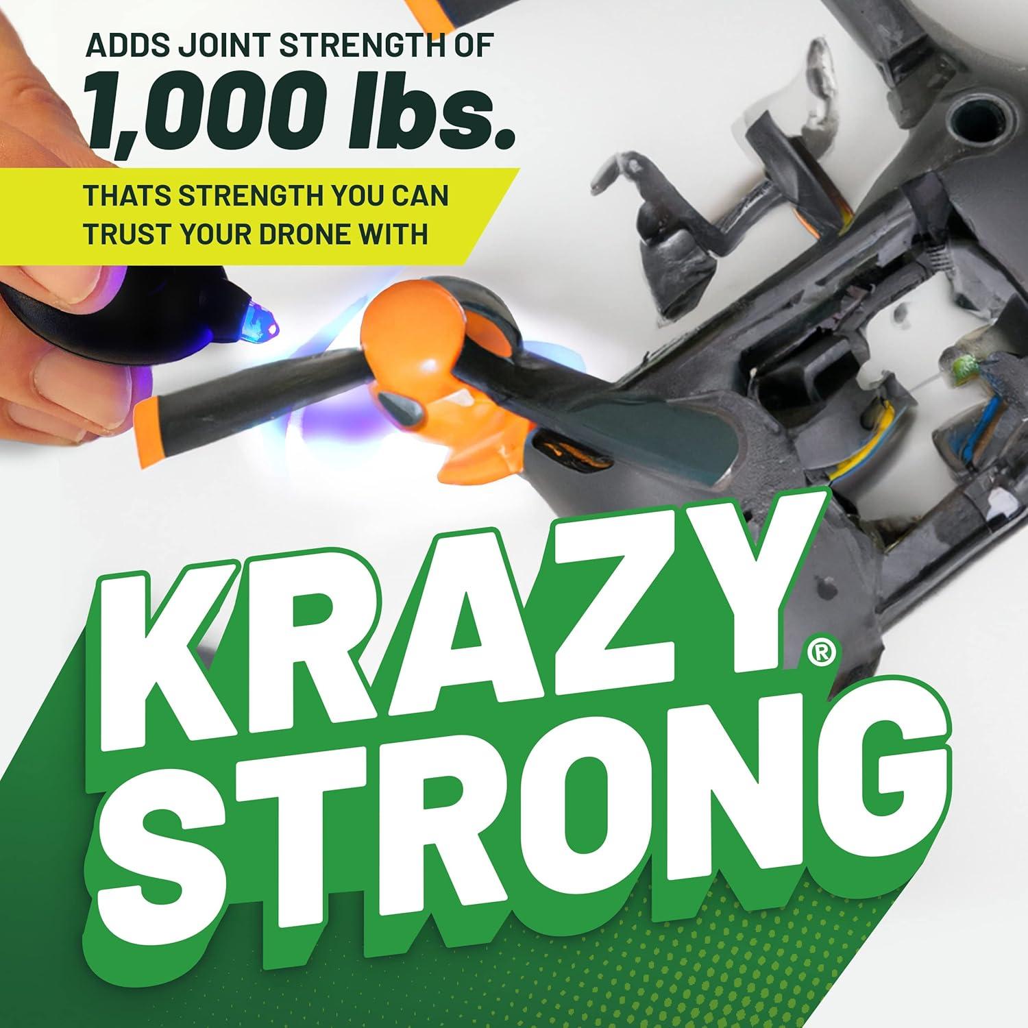 Krazy Fix Pegamento Curativo con Luz LED 4g - Secado Rápido