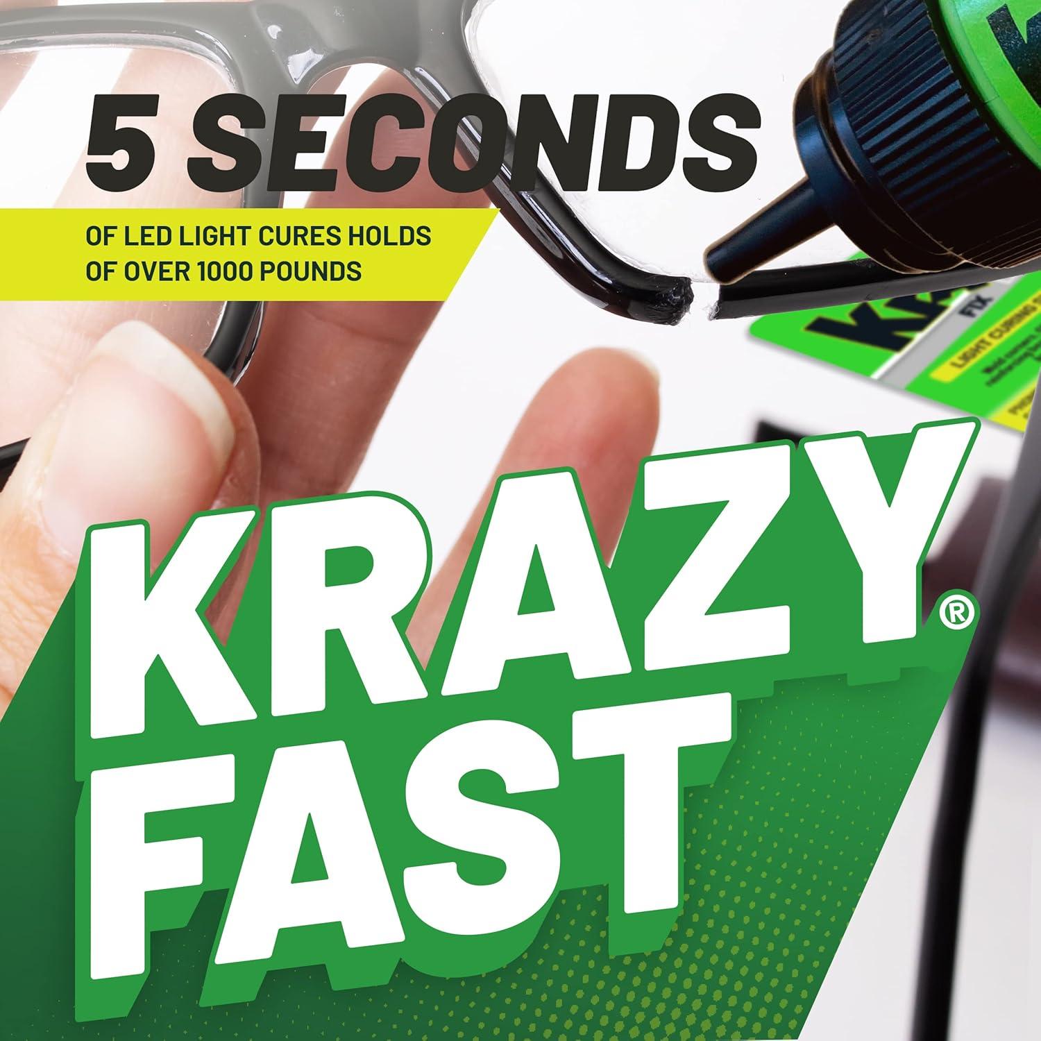 Krazy Fix Pegamento Curativo con Luz LED 4g - Secado Rápido