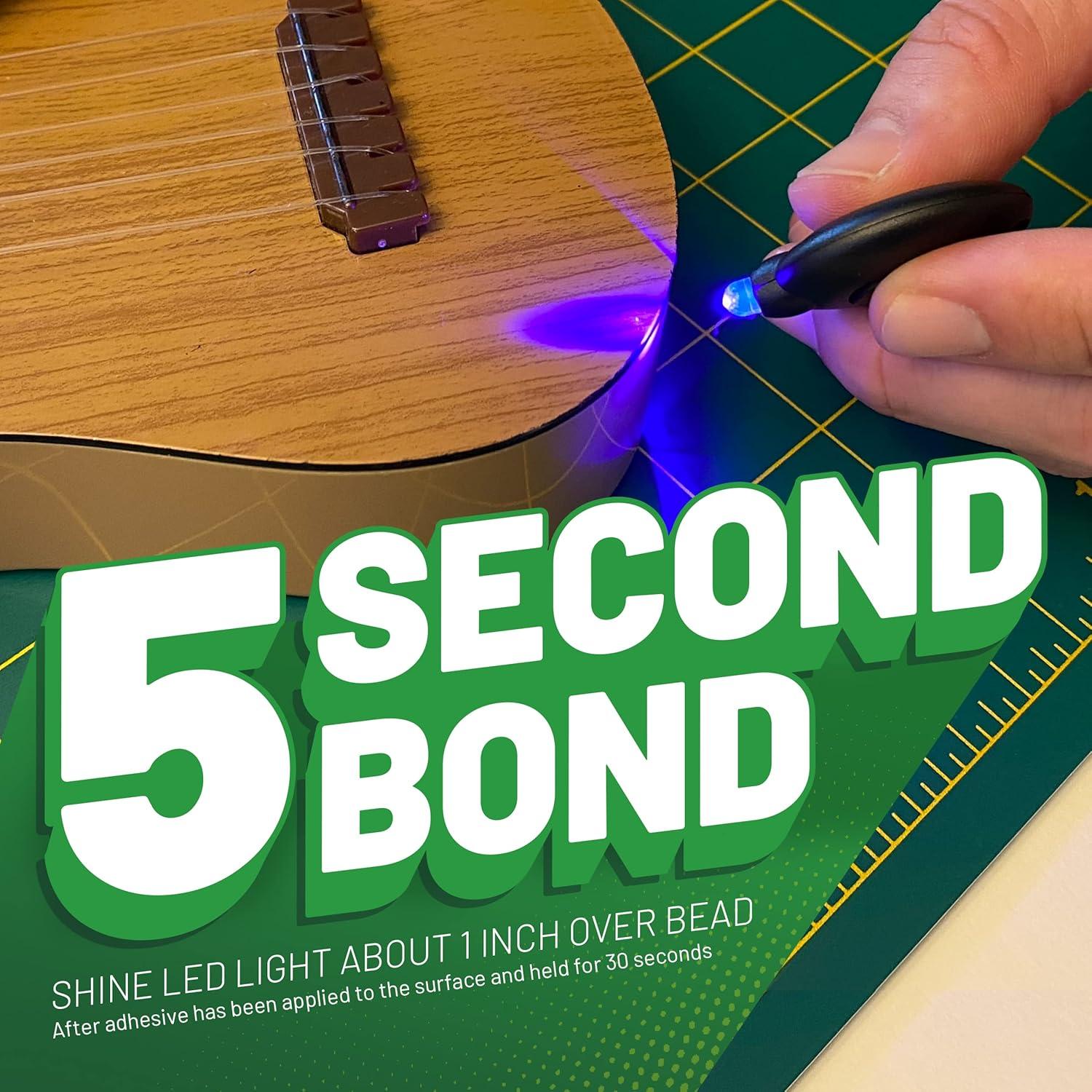 Krazy Fix Pegamento Curativo con Luz LED 4g - Secado Rápido