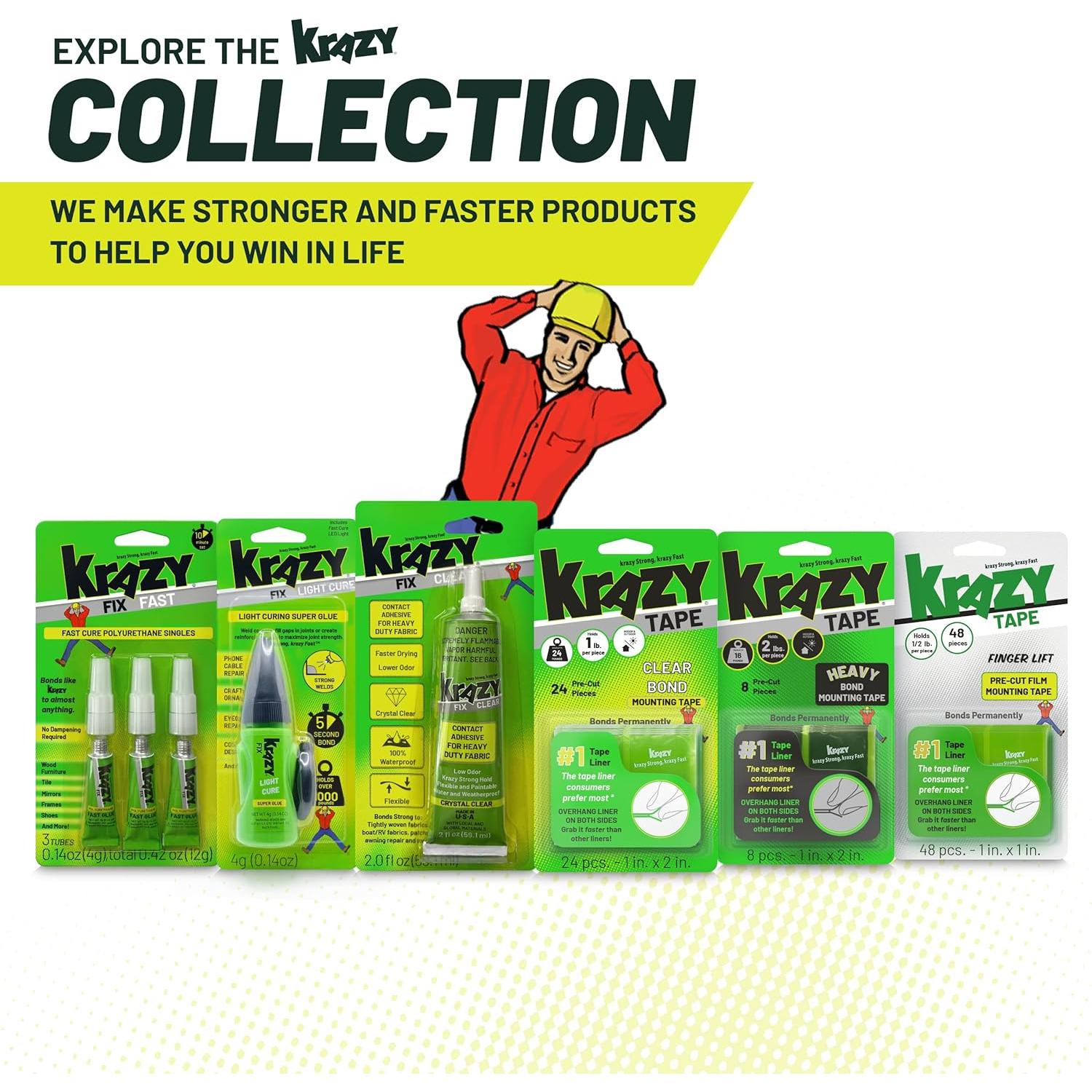 Krazy Fix Pegamento Curativo con Luz LED 4g - Secado Rápido