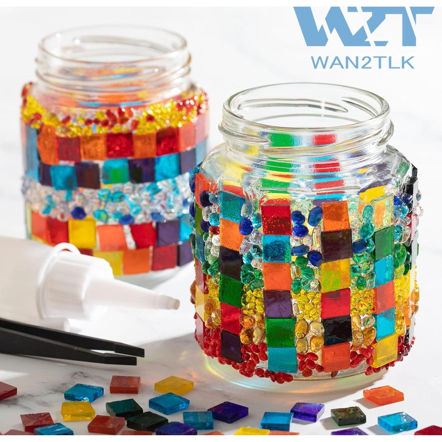 Pegamento para Mosaico WAN2TLK 100ml Transparente No Tóxico