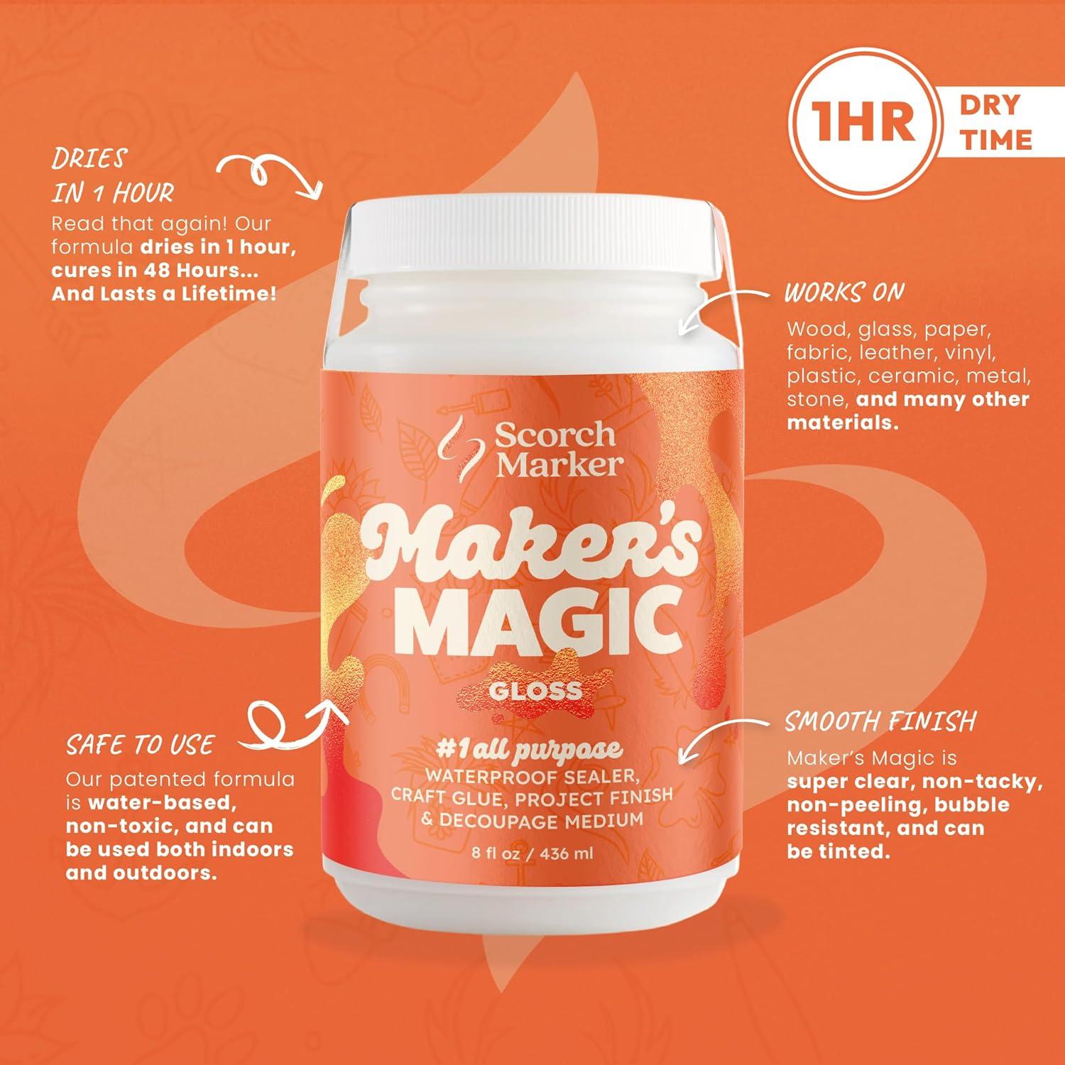 Sellador Brillante Scorch Marker 226.8 ml - Pegamento Multiusos