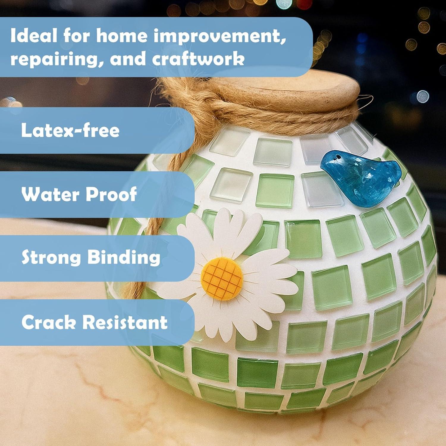 Adhesivo para Mosaicos WAN2TLK 200ml Transparente No Tóxico