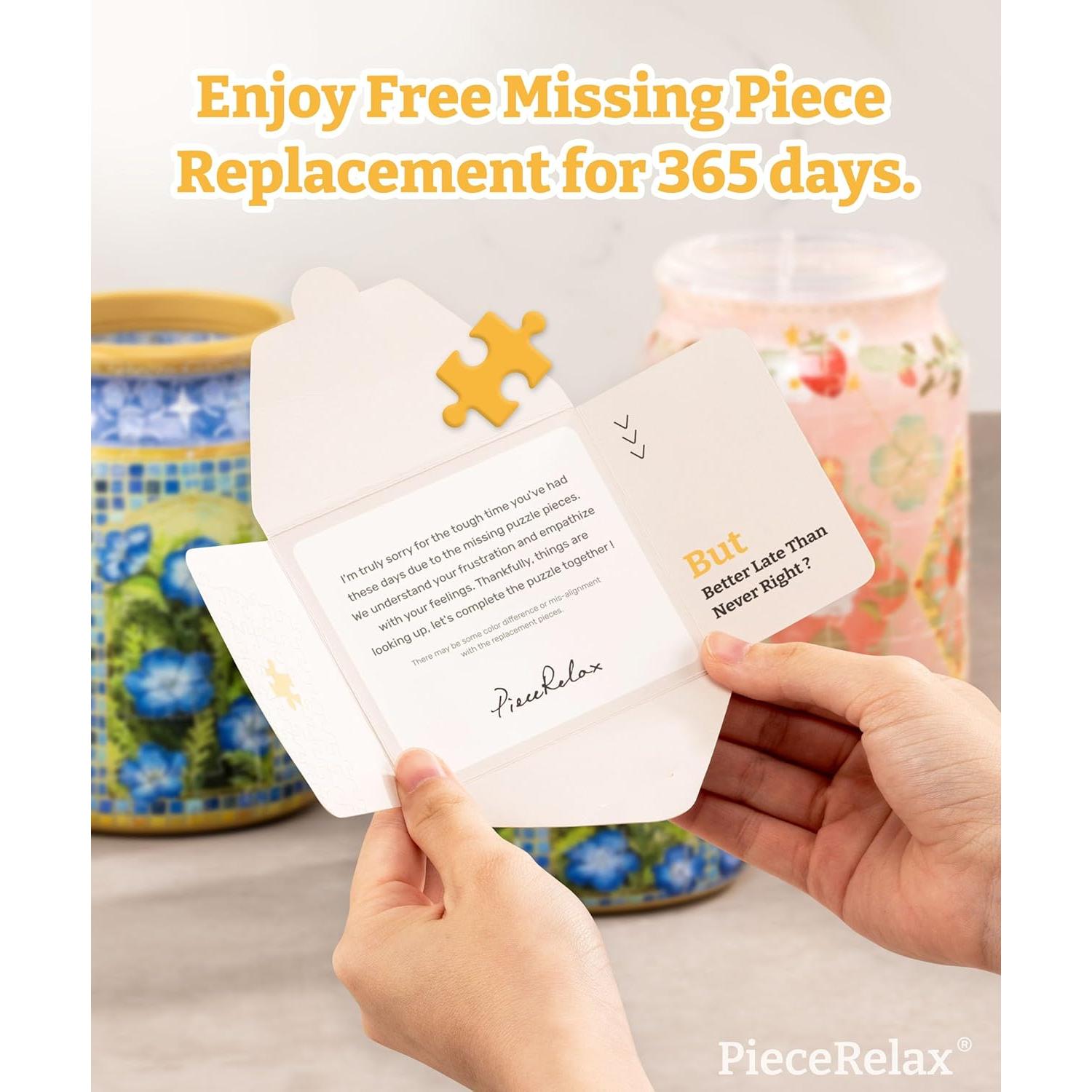 Tarro de Rompecabezas 3D PieceRelax 64 Piezas Daisy Breeze