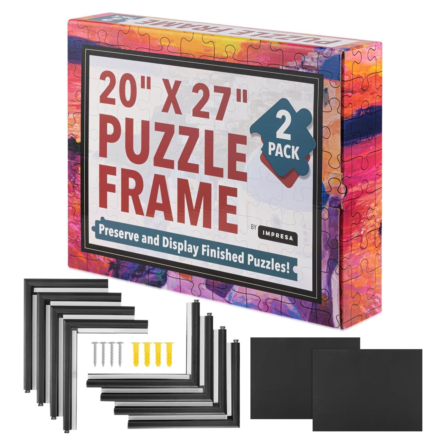 Kit de Marco para Rompecabezas Impresa - 2 Unidades 50x68 cm