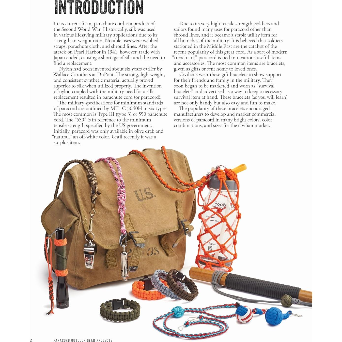 Paracord Outdoor Gear Projects: Simple Instructions for Survival Bracelets and Other DIY Projects (Fox Chapel Publishing) 12 Easy Lanyards, Keychains, and More using Parachute Cord for Ropecrafting