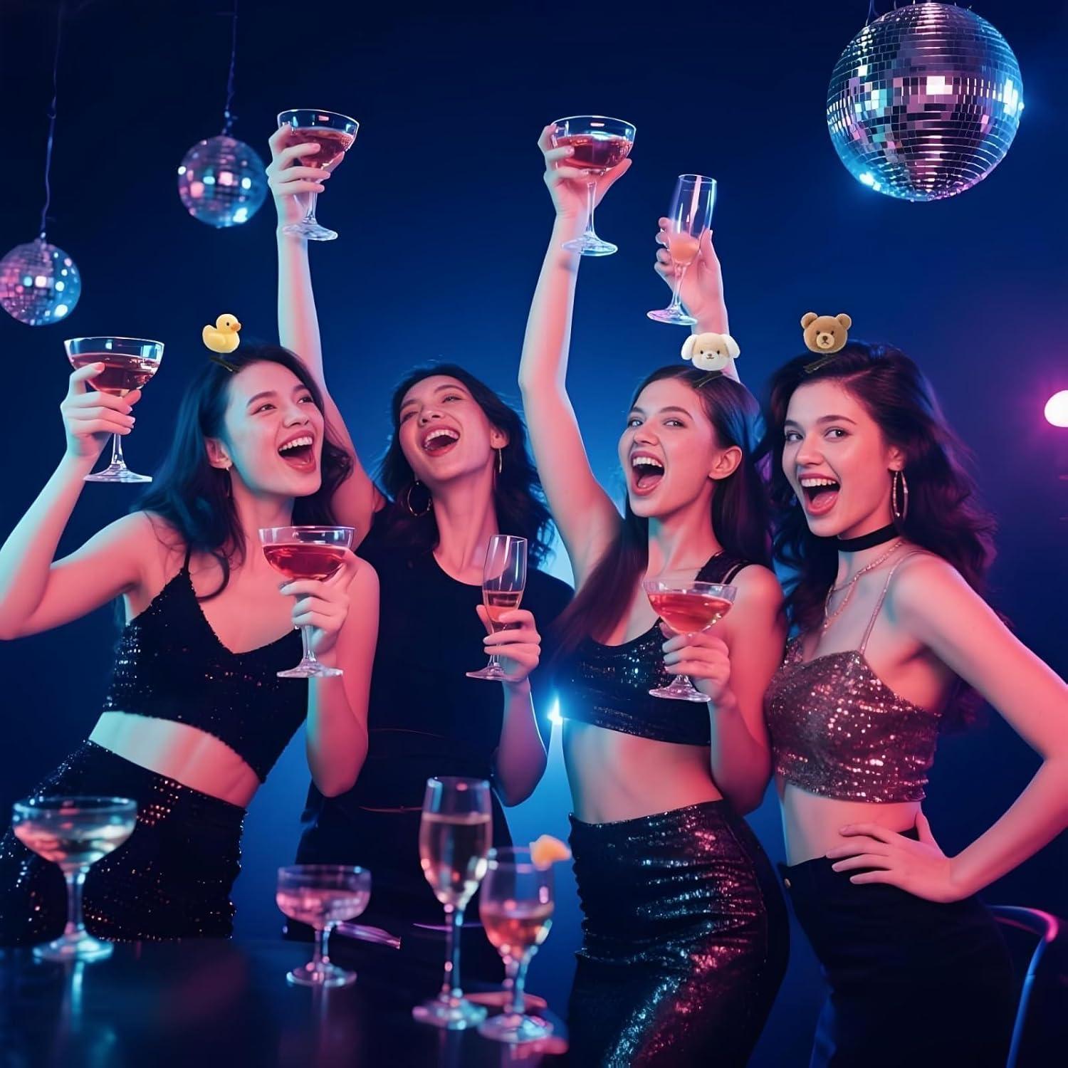 100 Clips de Cabello de Metal Hoceium con Resorte - Pato DIY