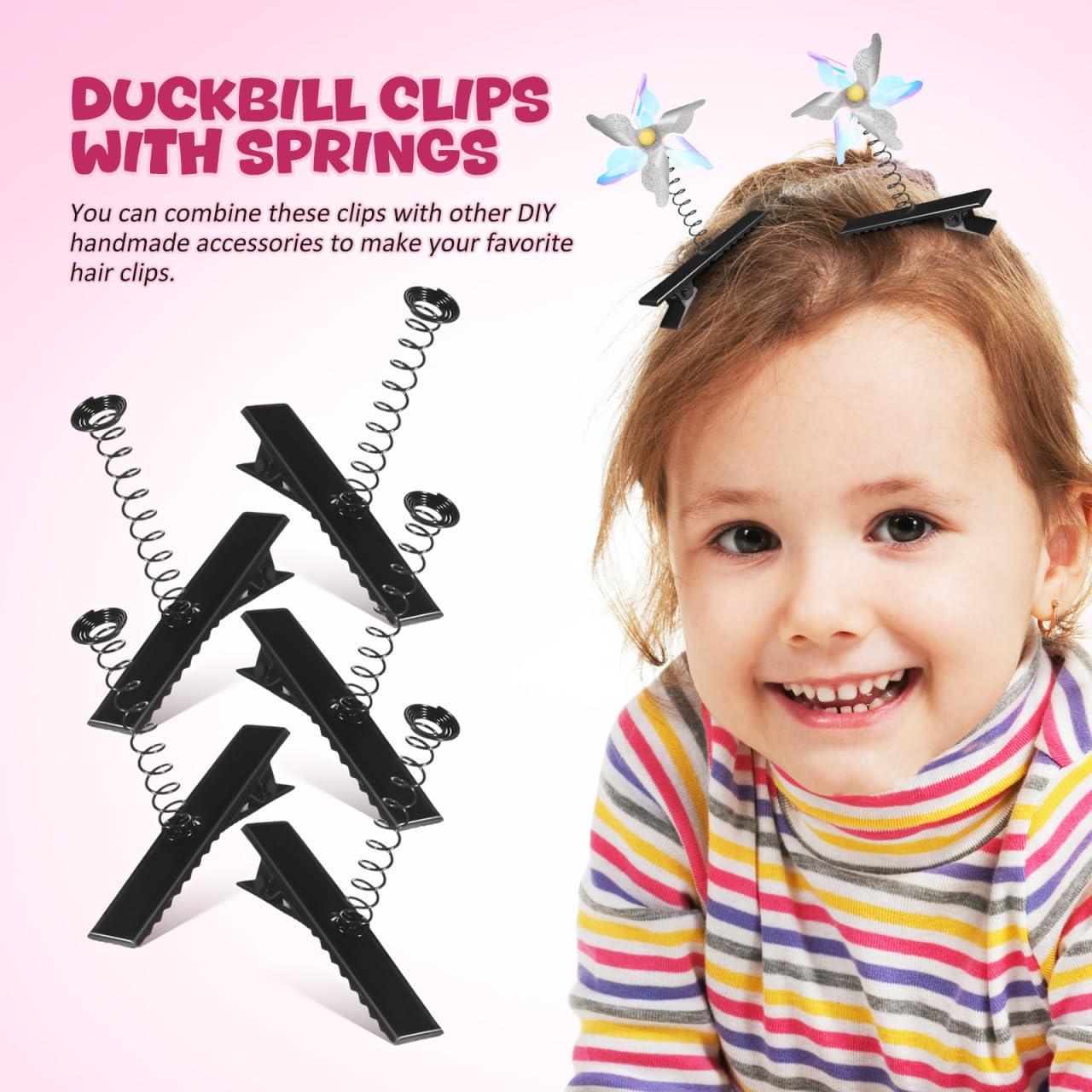 Clips de Pelo de Metal en Forma de Pato DECHOUS 100Pcs