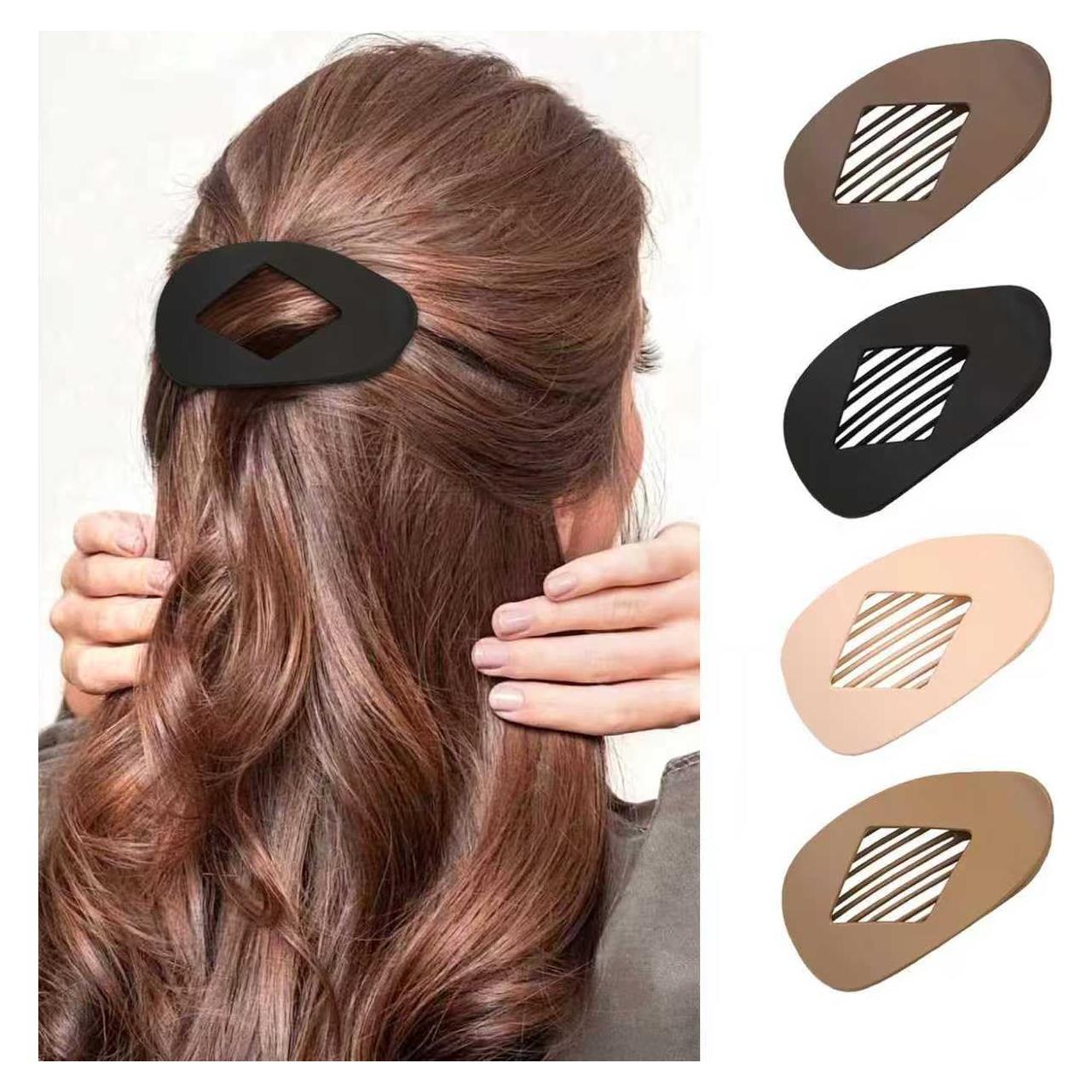 Clip de Cabello de Pico de Pato DNZPFU - 4 Piezas, 6x10 cm