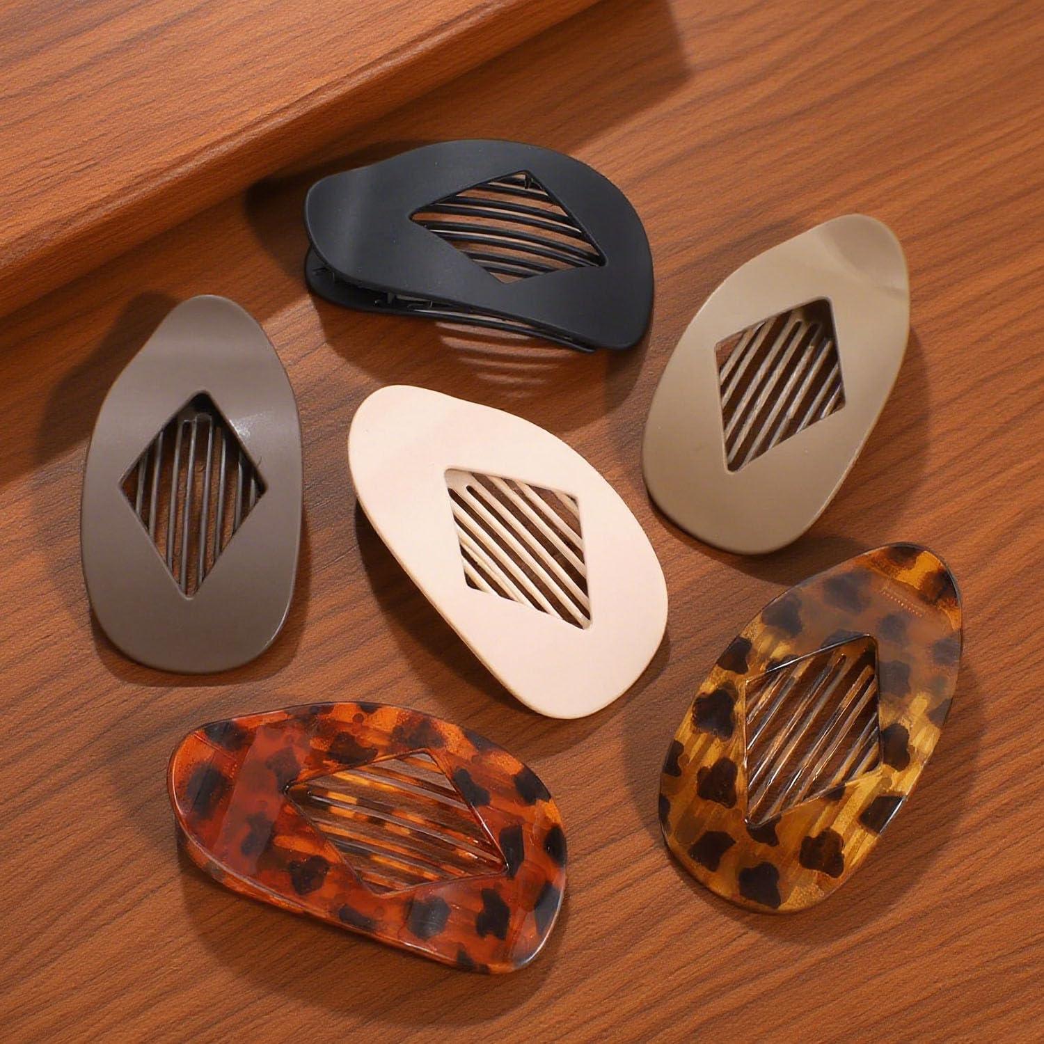 Clip de Cabello de Pico de Pato DNZPFU - 4 Piezas, 6x10 cm