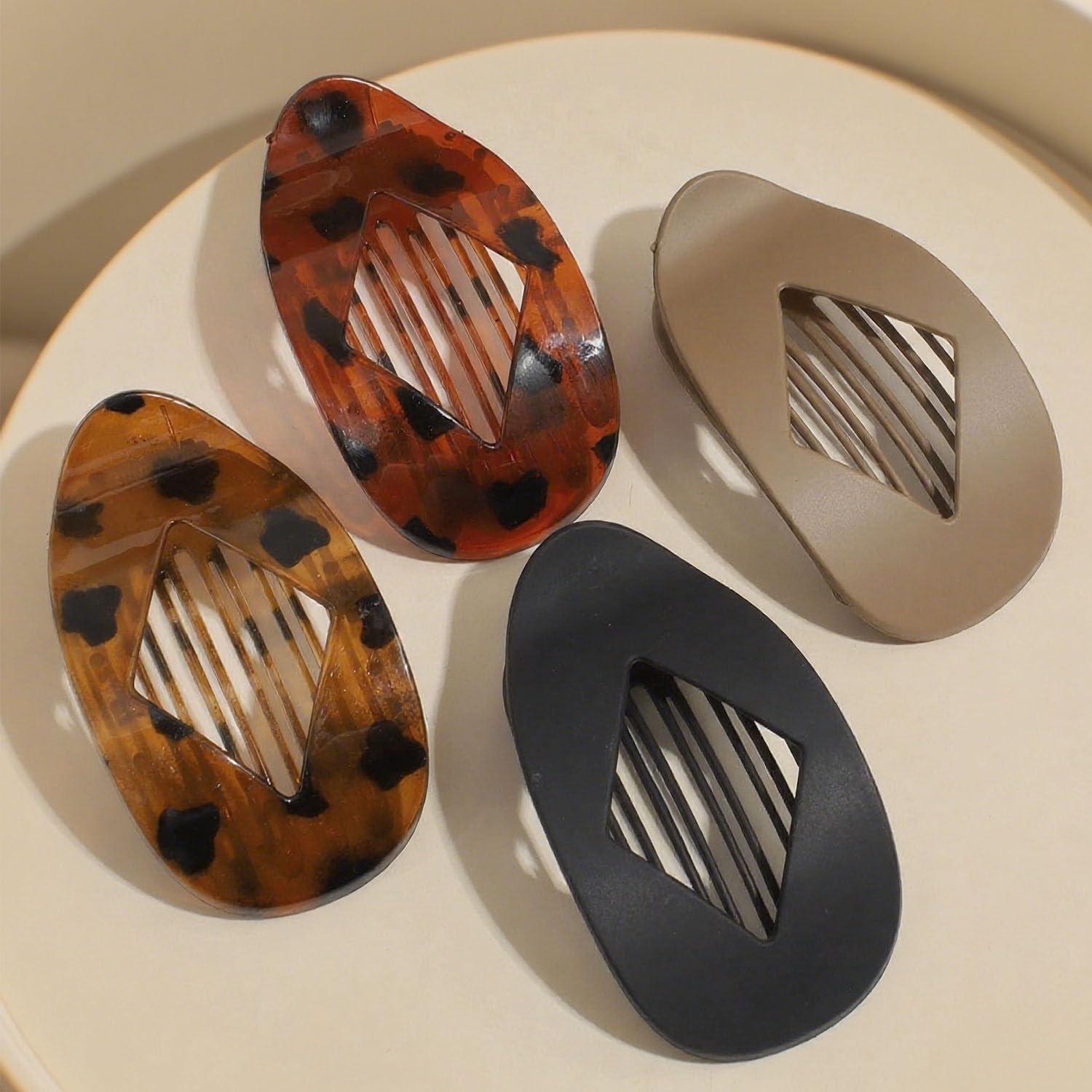 Clip de Cabello de Pico de Pato DNZPFU - 4 Piezas, 6x10 cm