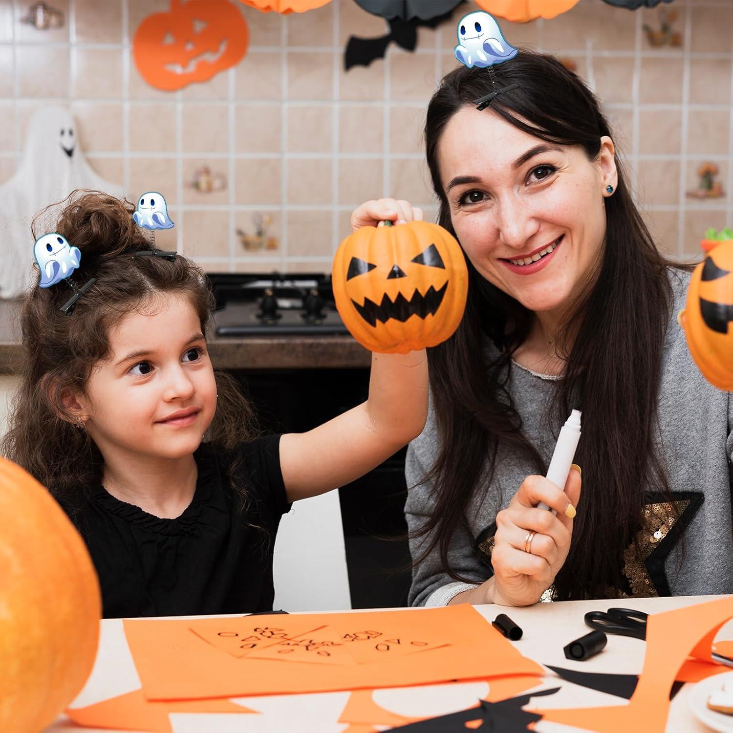 50 Clips de Pelo de Metal Negro Bremorou para DIY 4x3.4cm