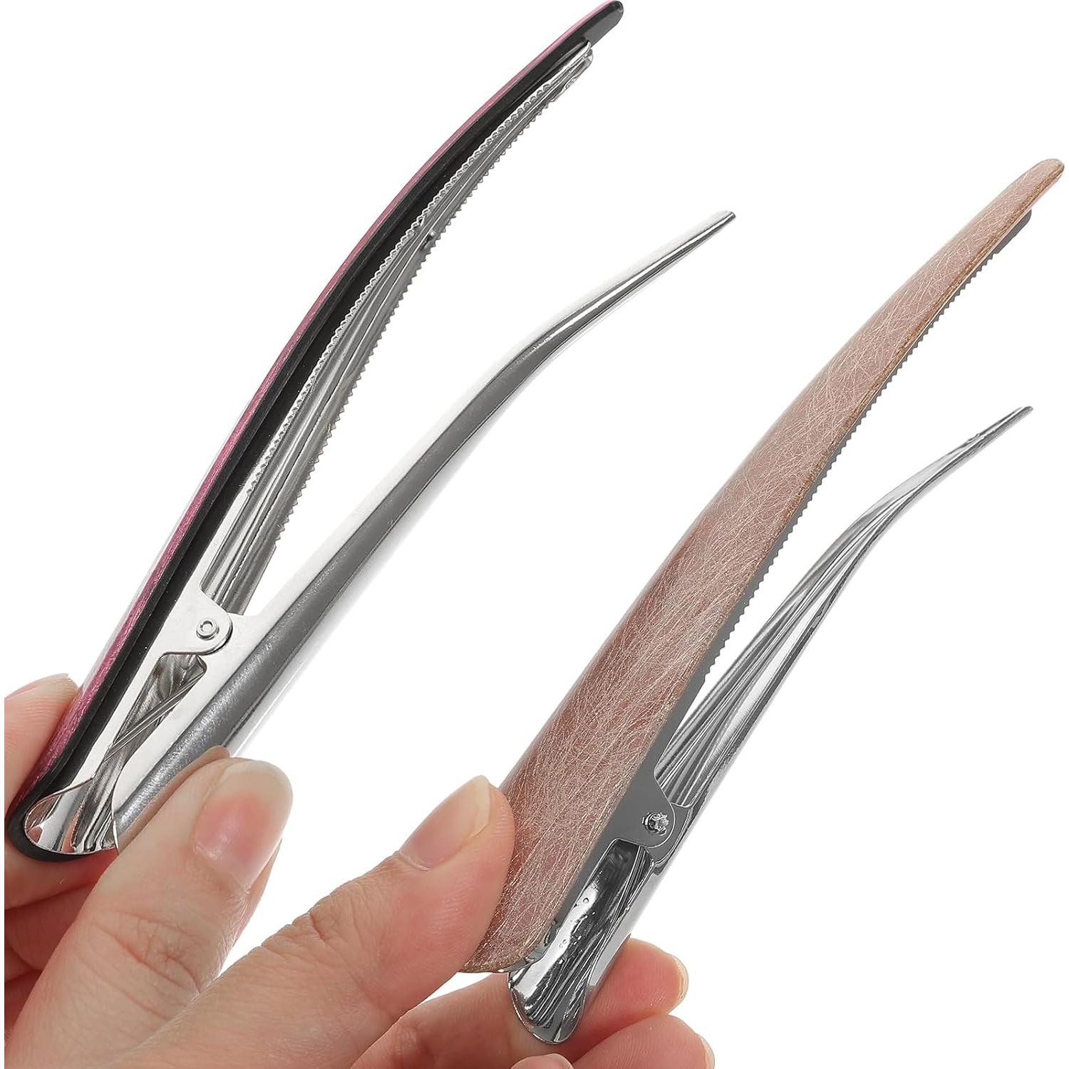 Pinzas para el cabello de pico de pato Minkissy - 6 piezas decorativas