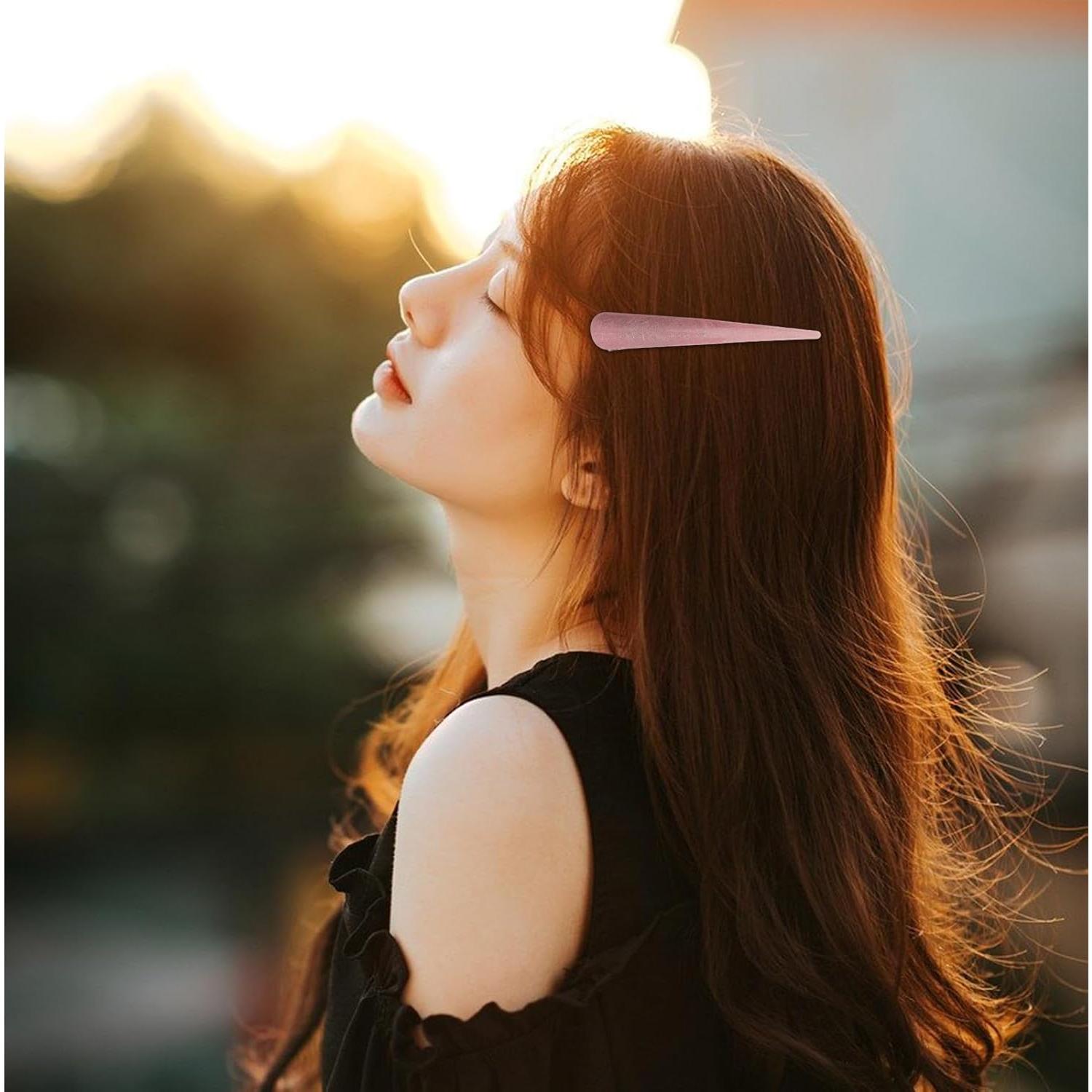 Pinzas para el cabello de pico de pato Minkissy - 6 piezas decorativas