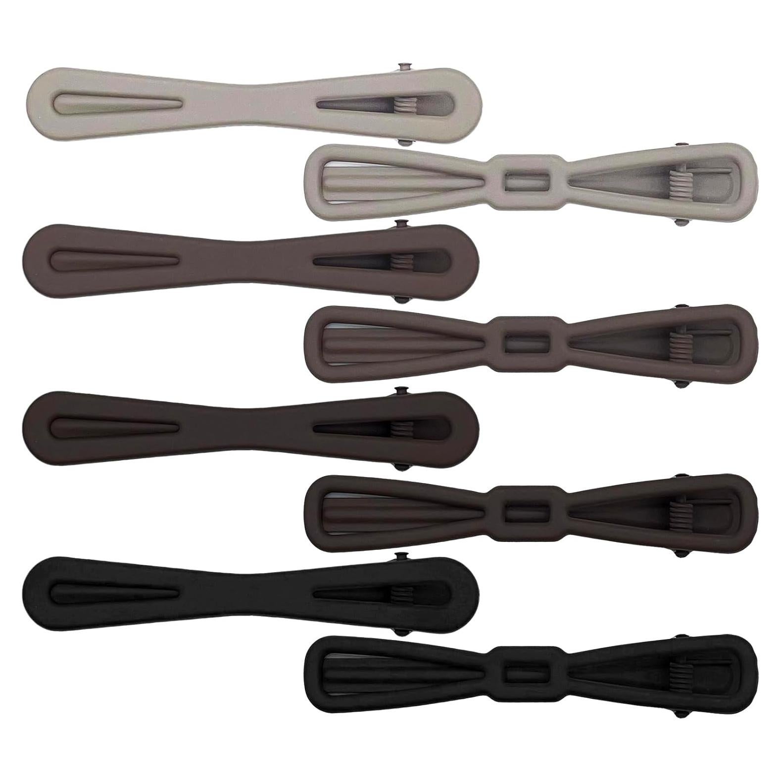 Clips de Pelo en Forma de Pato TENOC 8 Piezas 8 cm Antideslizantes