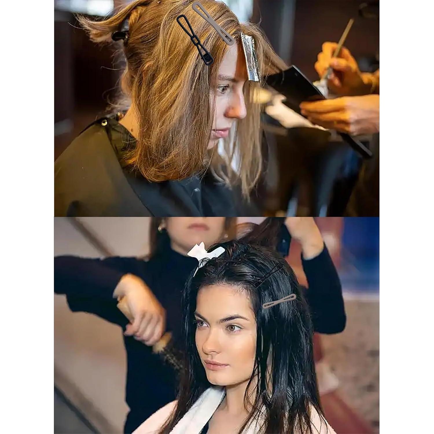 Clips de Pelo en Forma de Pato TENOC 8 Piezas 8 cm Antideslizantes