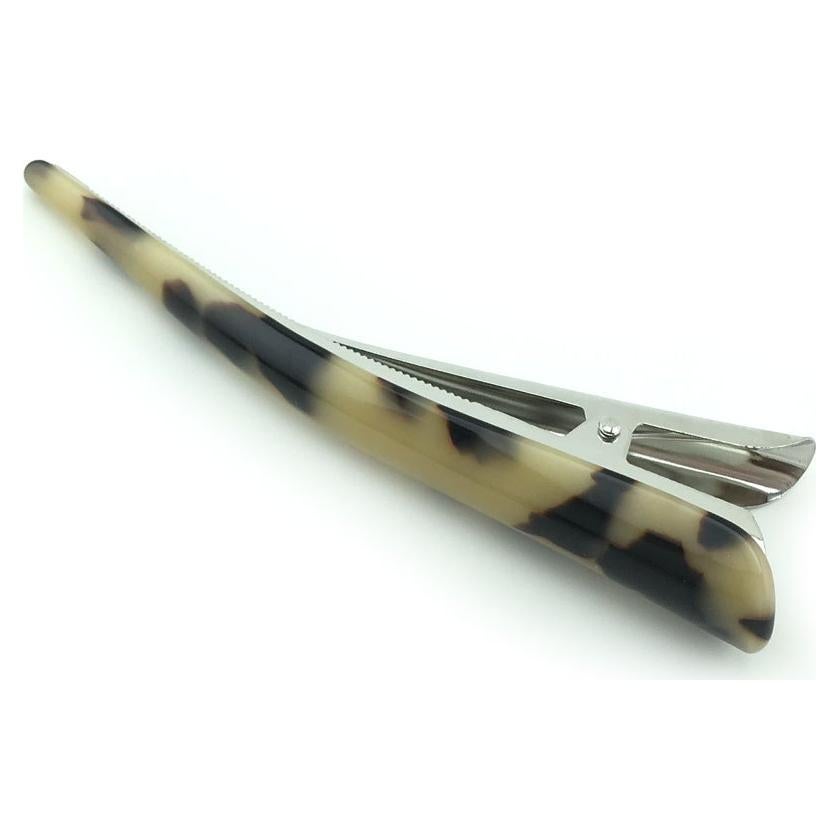 Pinzas de Pato Sinarre J01 Beige para Cabello Antideslizantes