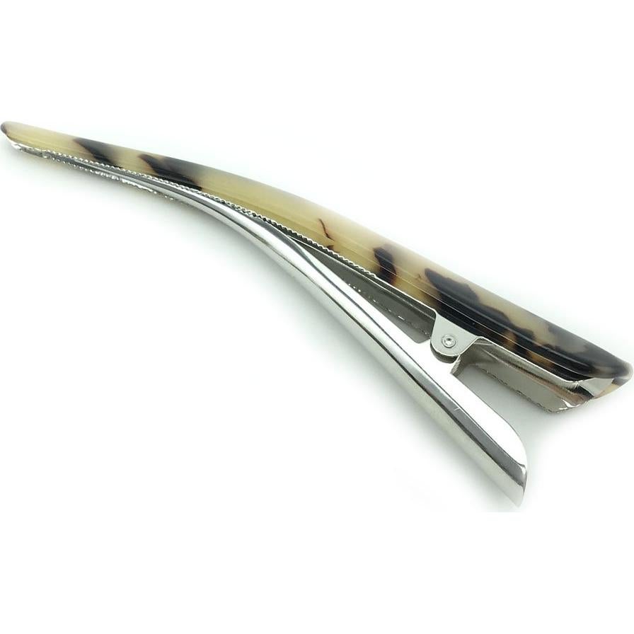 Pinzas de Pato Sinarre J01 Beige para Cabello Antideslizantes