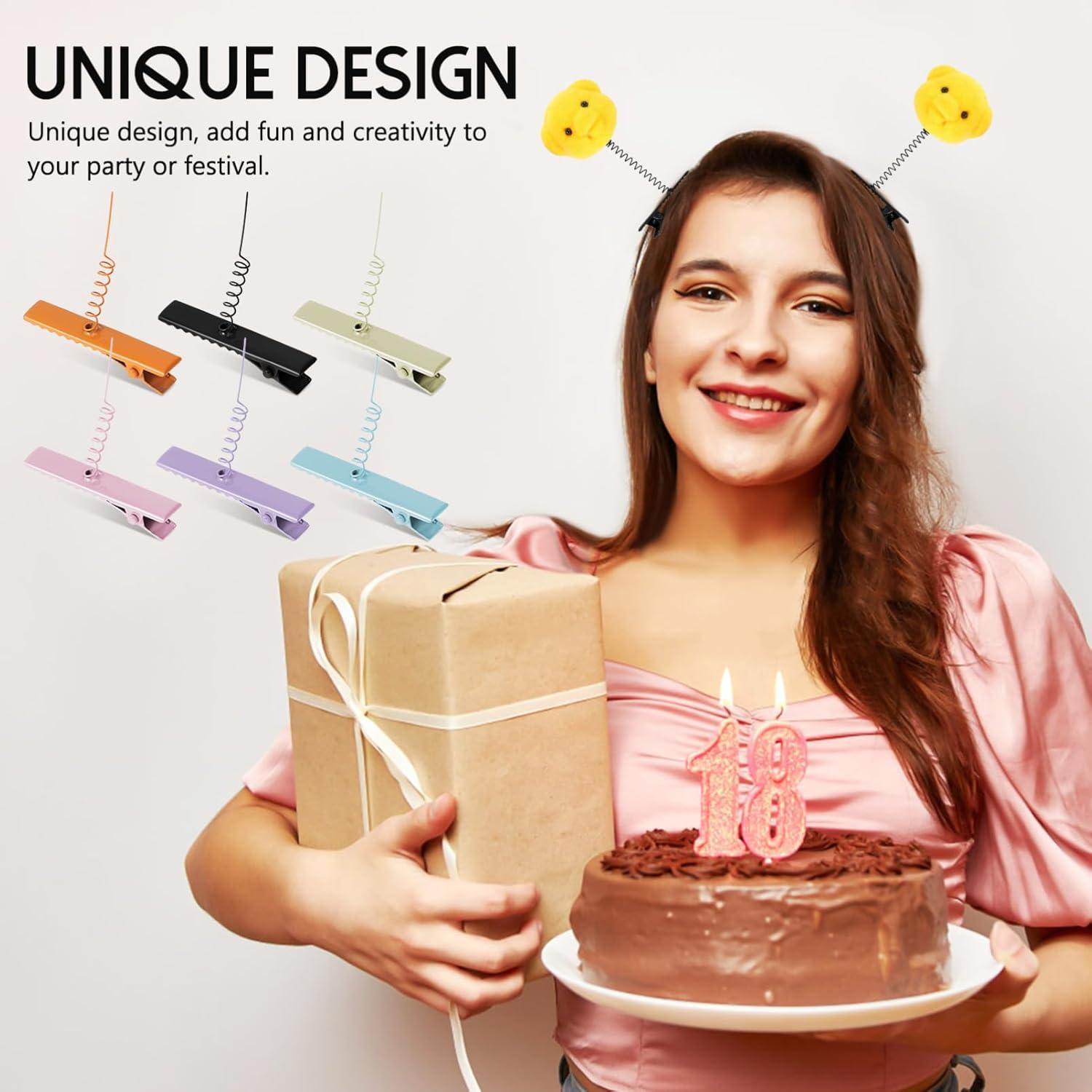 120 Clips para Cabello Tipo Cocodrilo Multicolor Abaodam