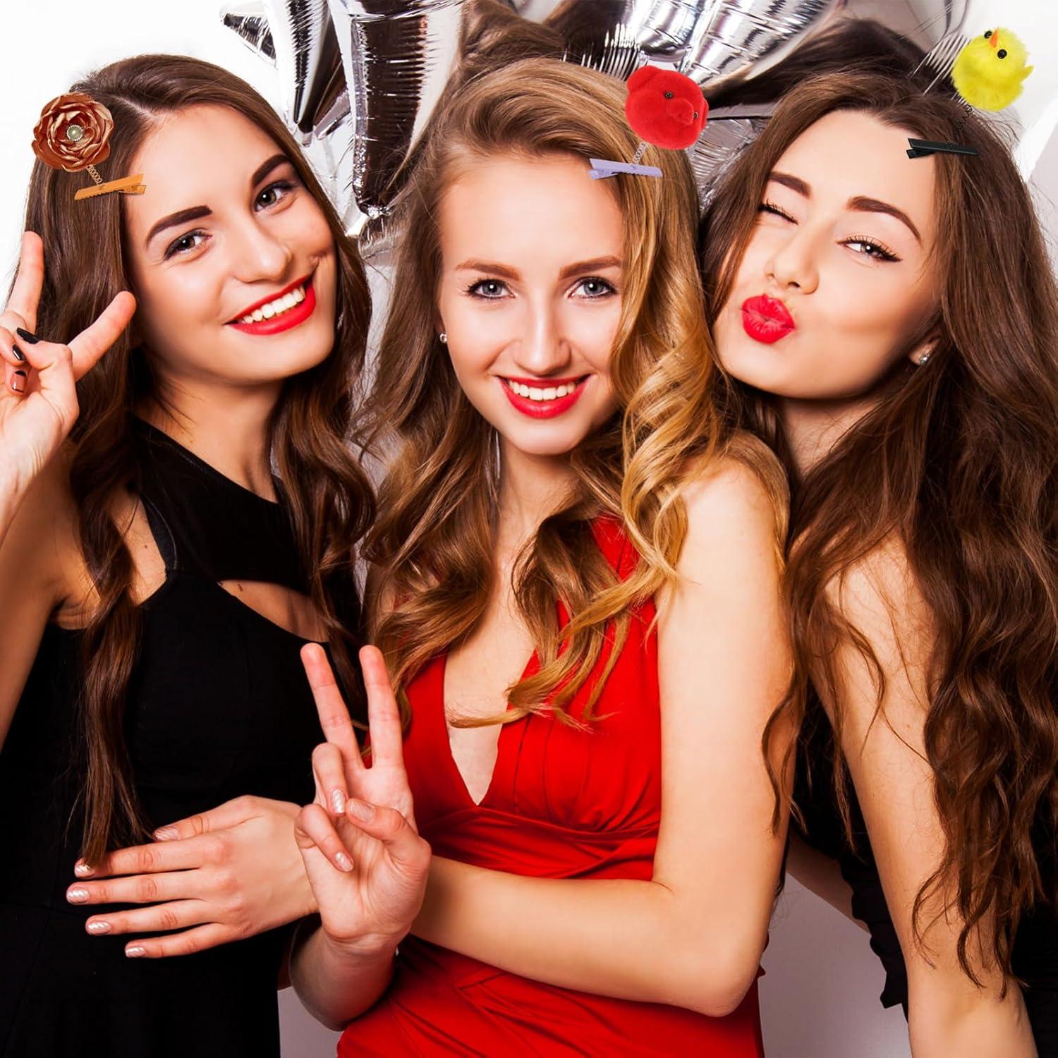 120 Clips para Cabello Tipo Cocodrilo Multicolor Abaodam