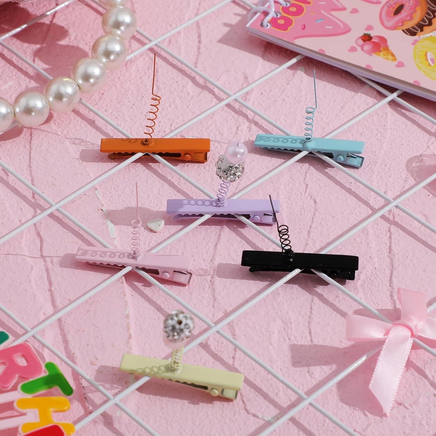 120 Clips para Cabello Tipo Cocodrilo Multicolor Abaodam