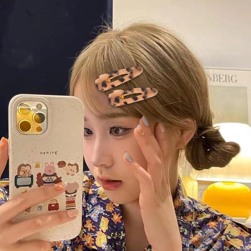 Juego de 3 Pinzas de Cabello de Acetato Ancnoz - Estilo Retro