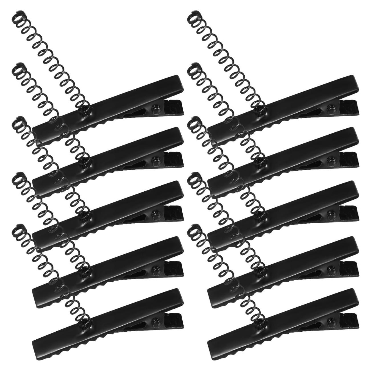 100 Clips de Pelo de Metal en Forma de Pato para Estilismo