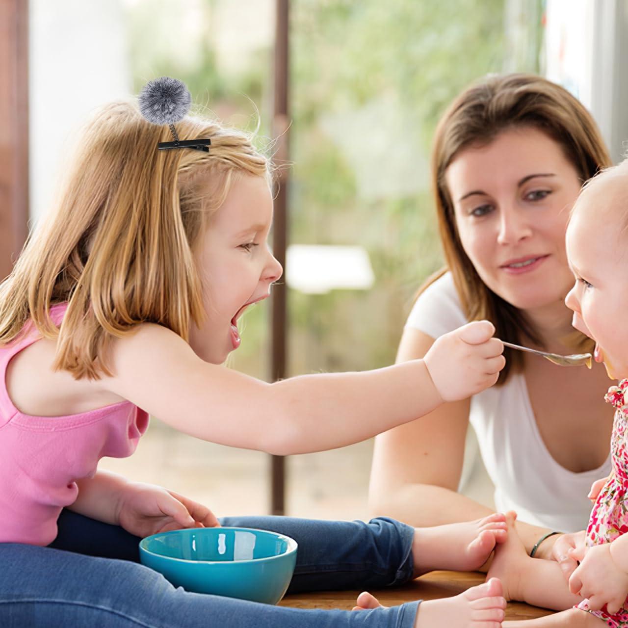 100 Clips de Pelo de Metal en Forma de Pato para Estilismo