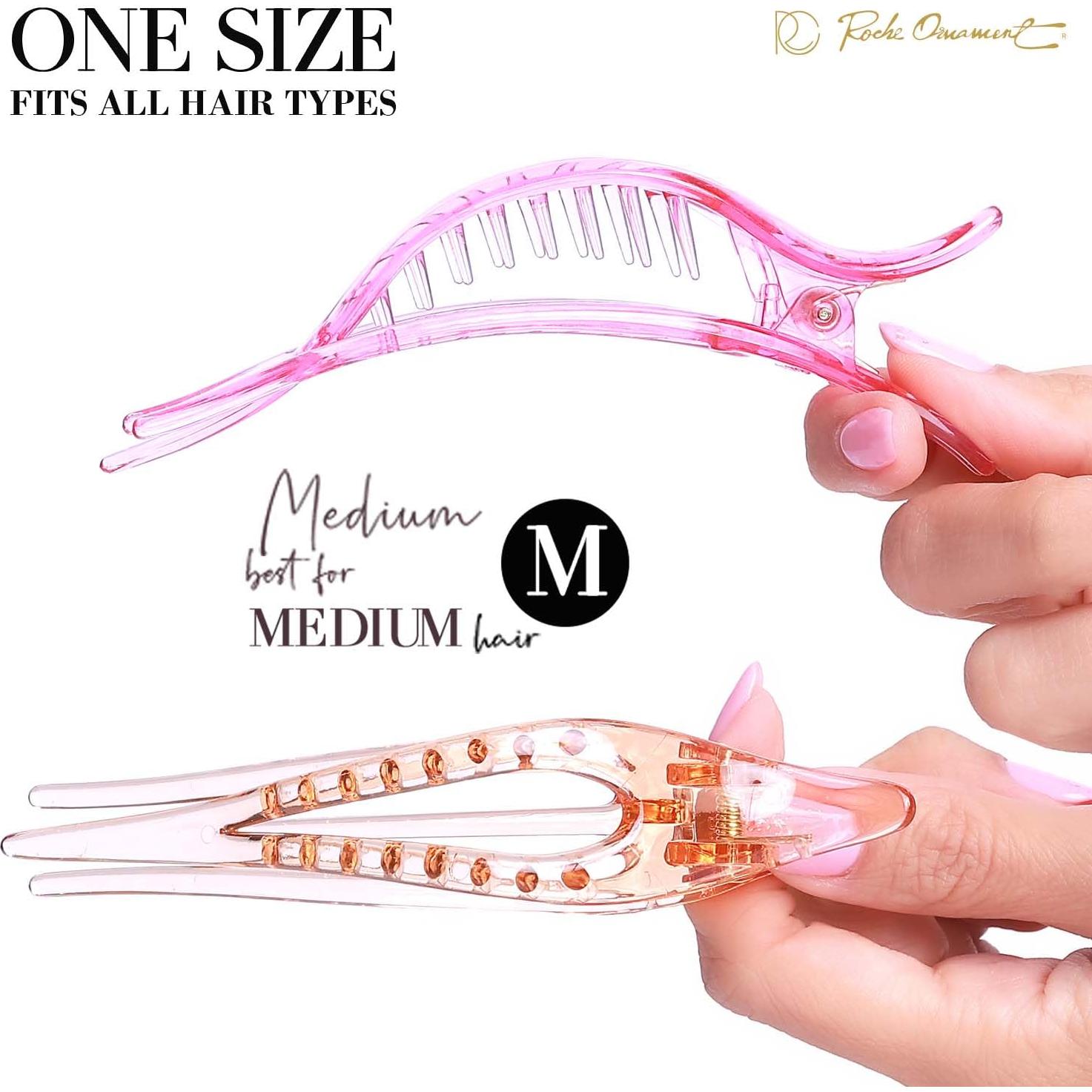 Clip para el Cabello RC ROCHE ORNAMENT 6 Pcs Mediano Multicolor