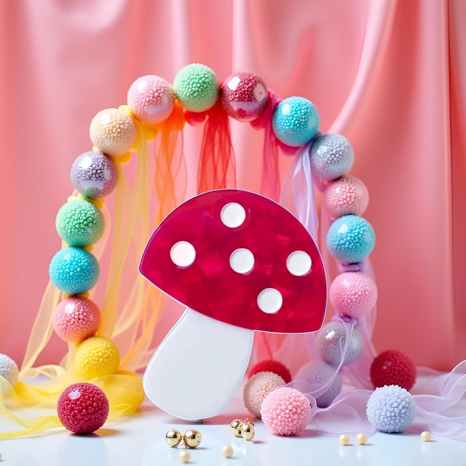 Clip para el cabello creativo SquarezhenBo - Acetato rojo