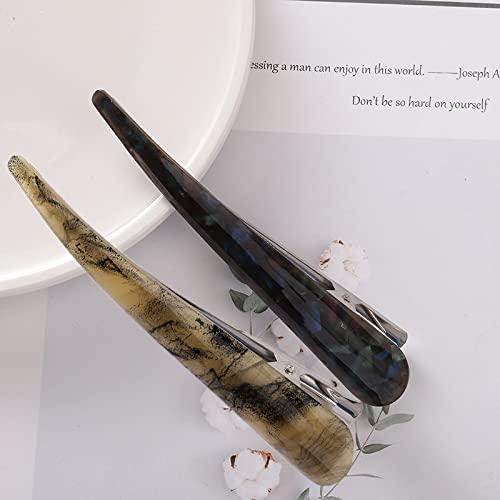 Pinzas para el Cabello Grandes Guqqeuc 10cm 2 Pcs Antideslizantes