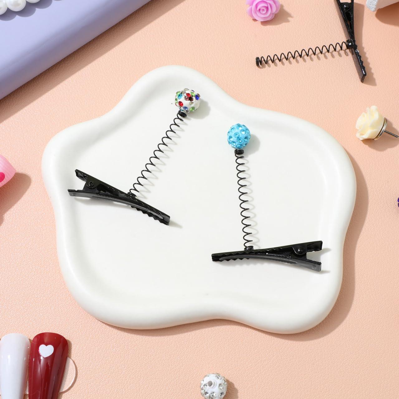 100 Clips de Pato de Metal Homoyoyo para Estilizar Cabello