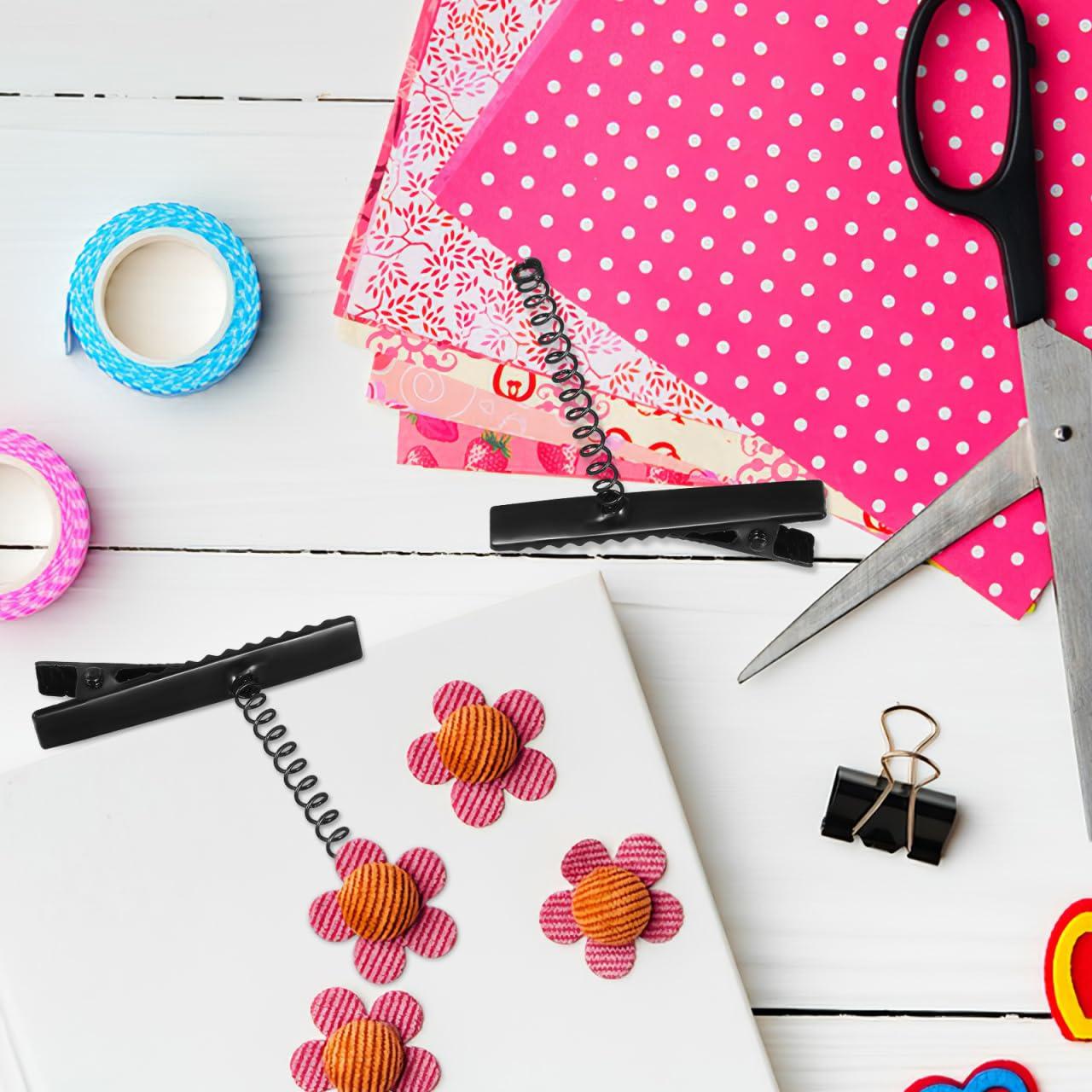 100 Clips de Pato de Metal Homoyoyo para Estilizar Cabello