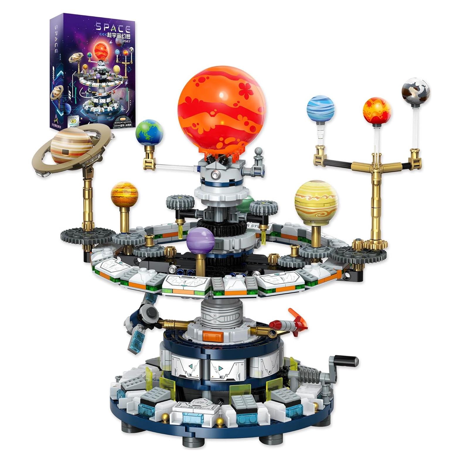 Juego de Construcción Sistema Solar Rotativo Loyratche 963 Piezas