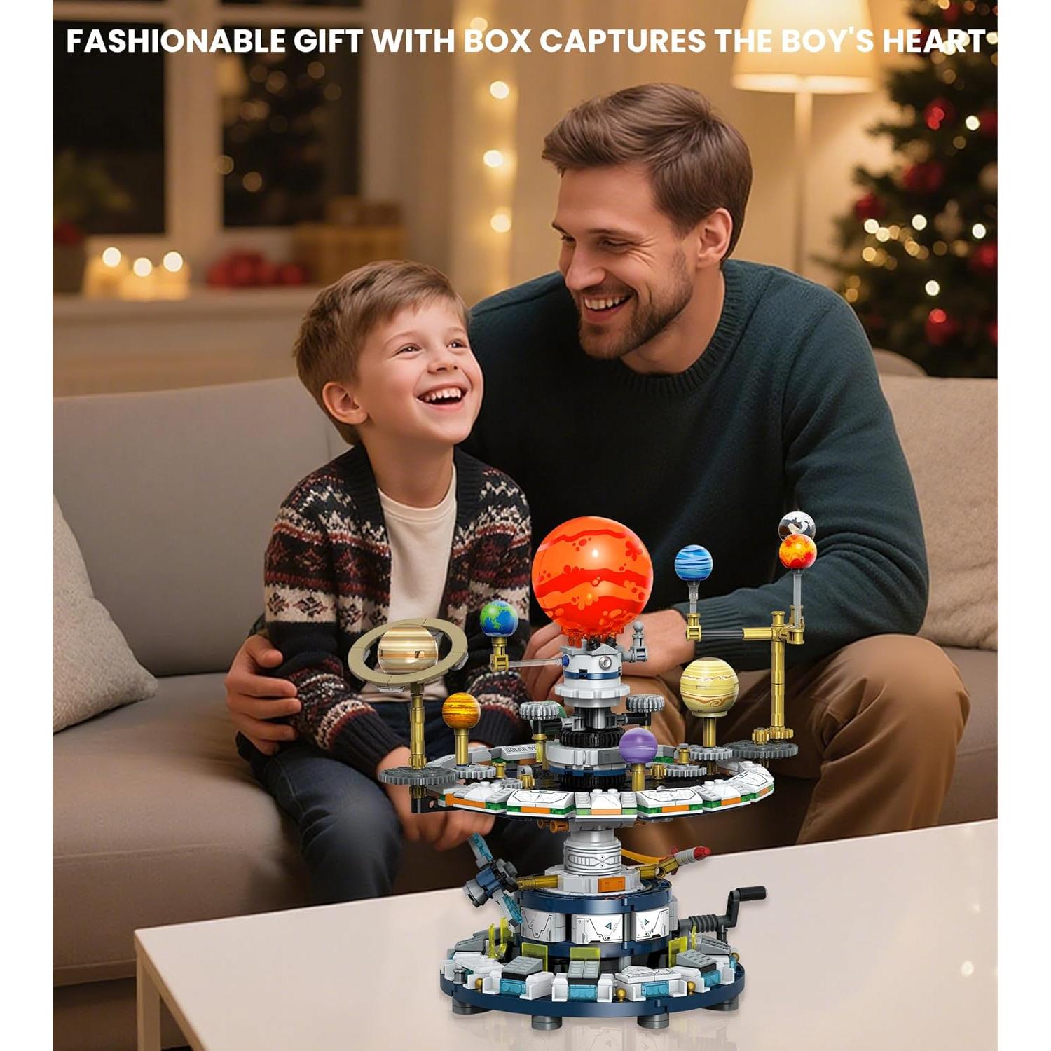 Juego de Construcción Sistema Solar Rotativo Loyratche 963 Piezas