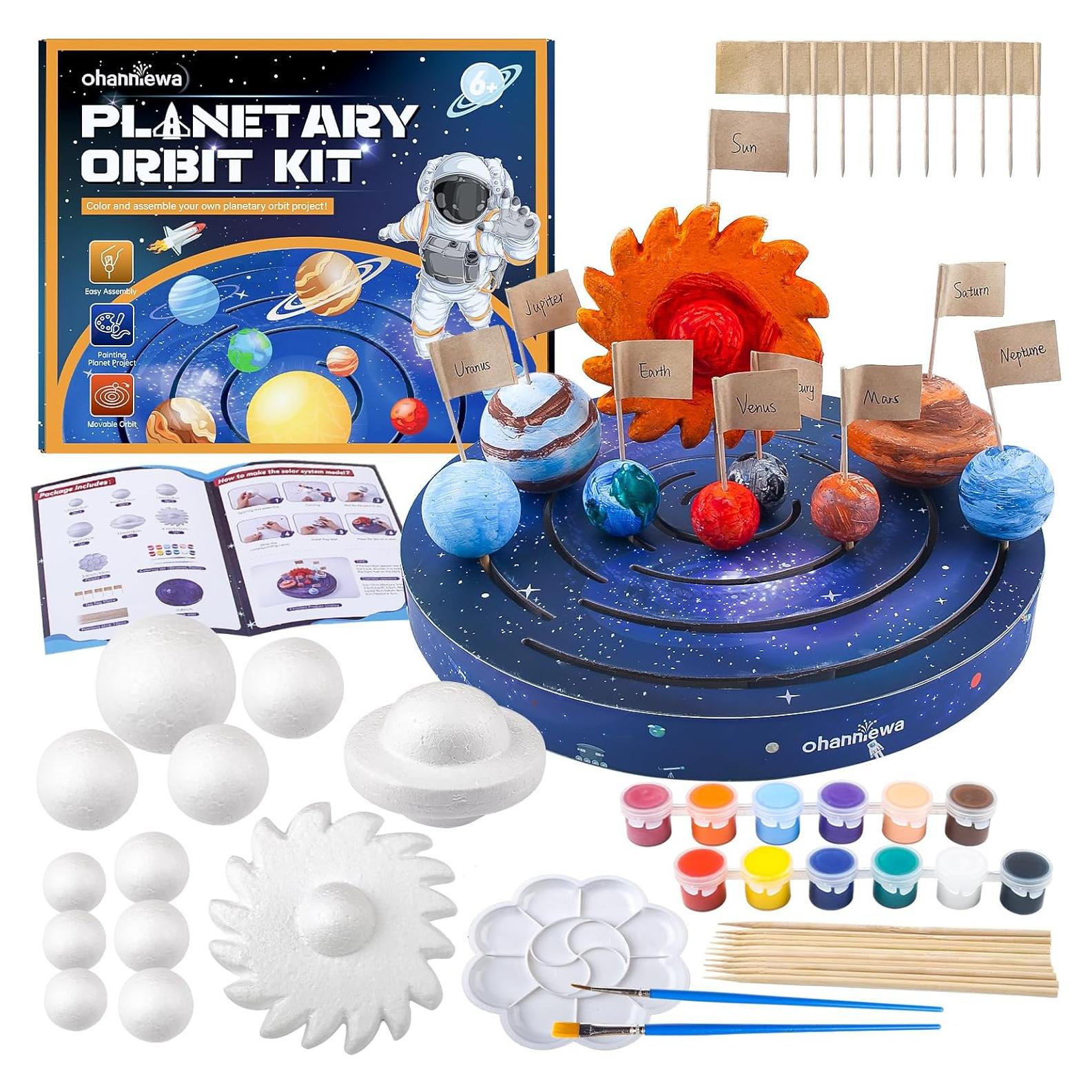 Kit de Modelo del Sistema Solar Ohanniewa - Juguete STEM para Niños