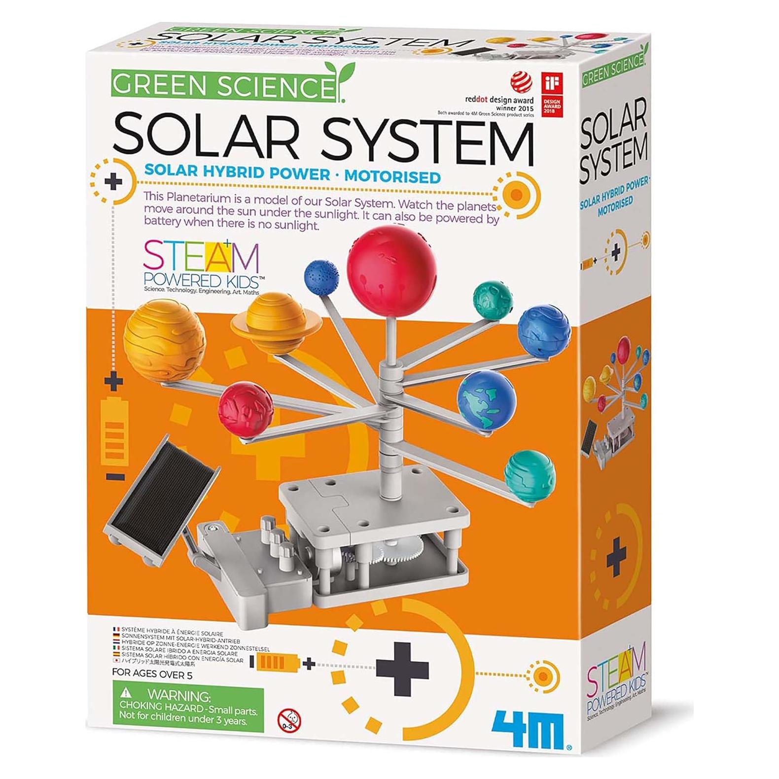 Kit de Ciencia Verde 4M - Modelo Solar Motorizado DIY 27.3 cm