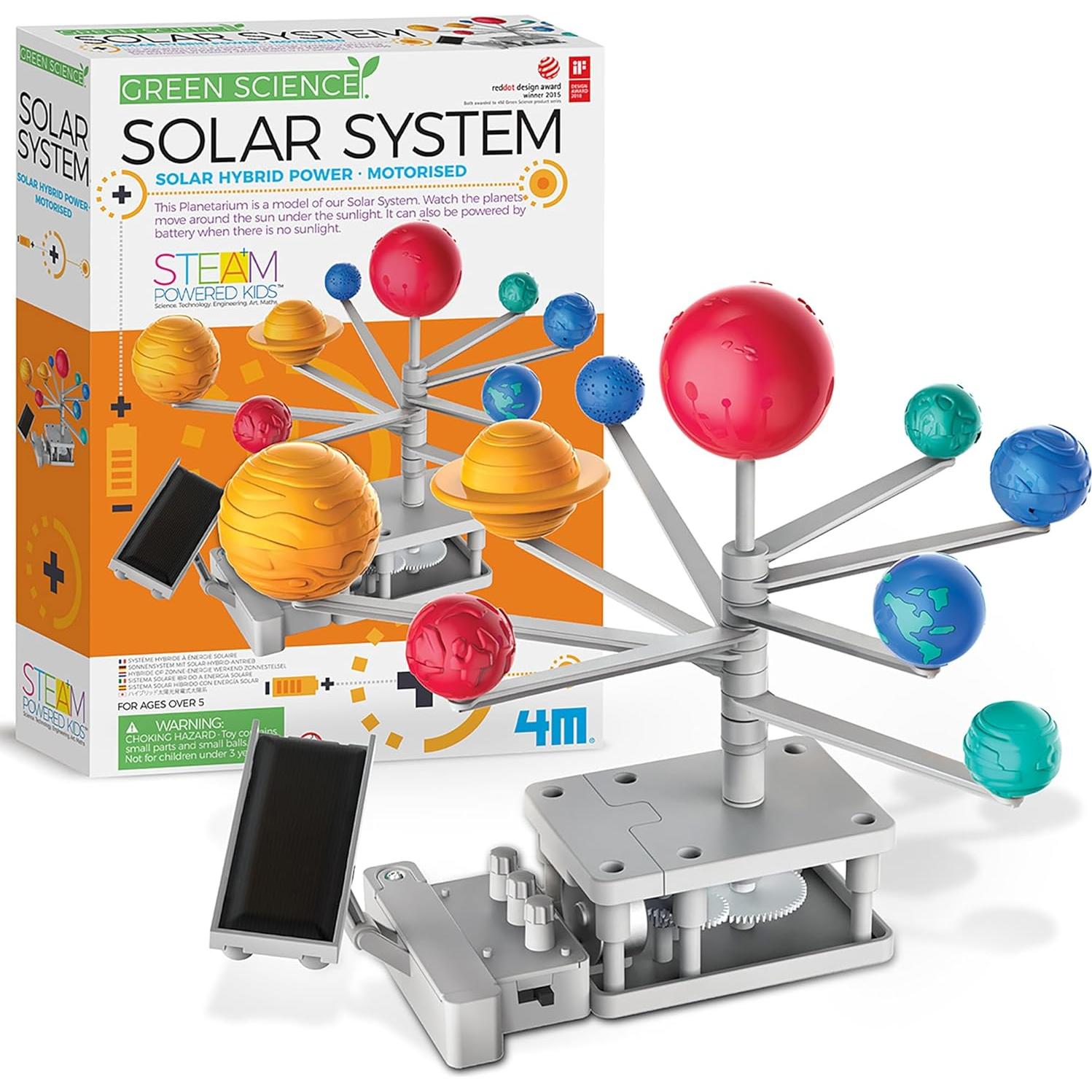 Kit de Ciencia Verde 4M - Modelo Solar Motorizado DIY 27.3 cm