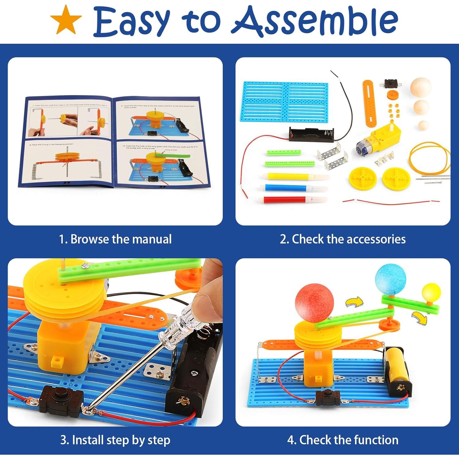 Kit de Ciencia Sistema Solar Shantou - Juguete STEM 6-12 Años