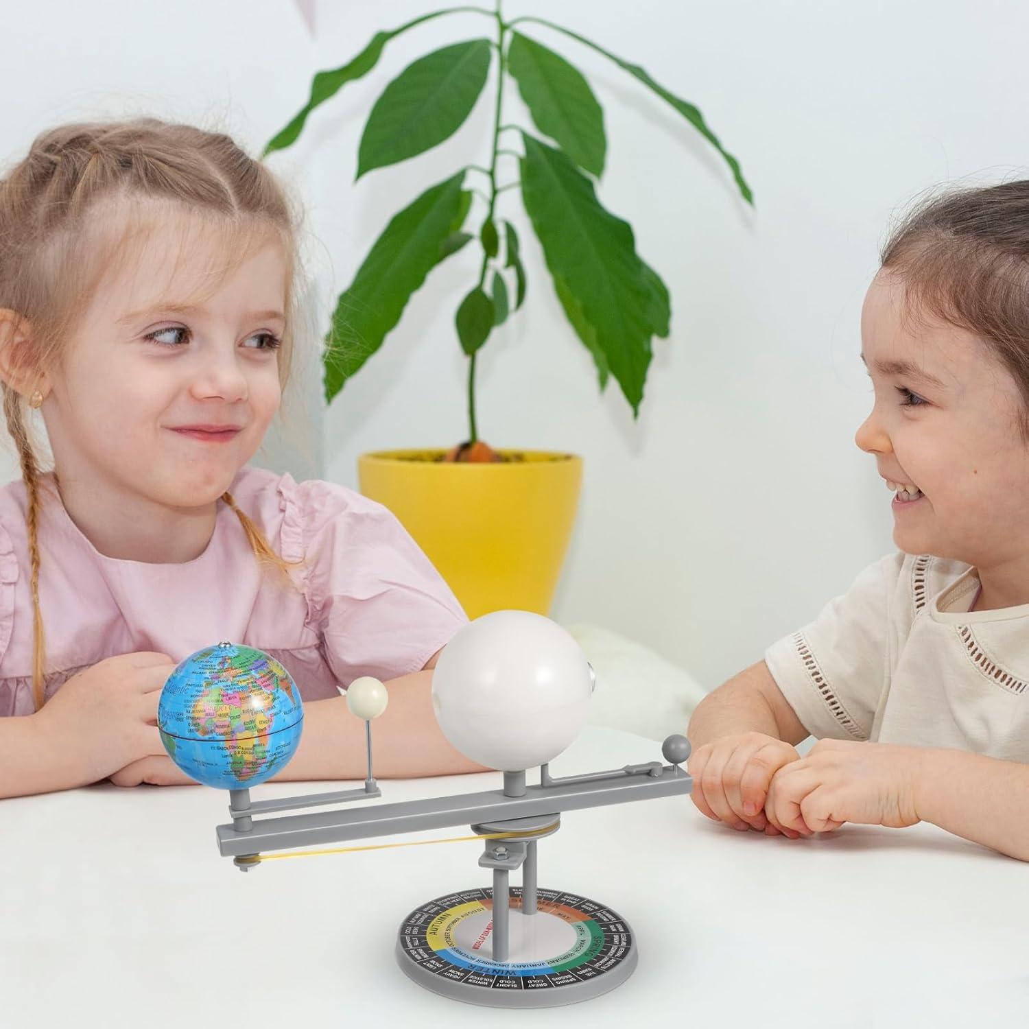 Kit Educativo Modelo Planetario Orbital Sol Tierra Luna TOYANDONA